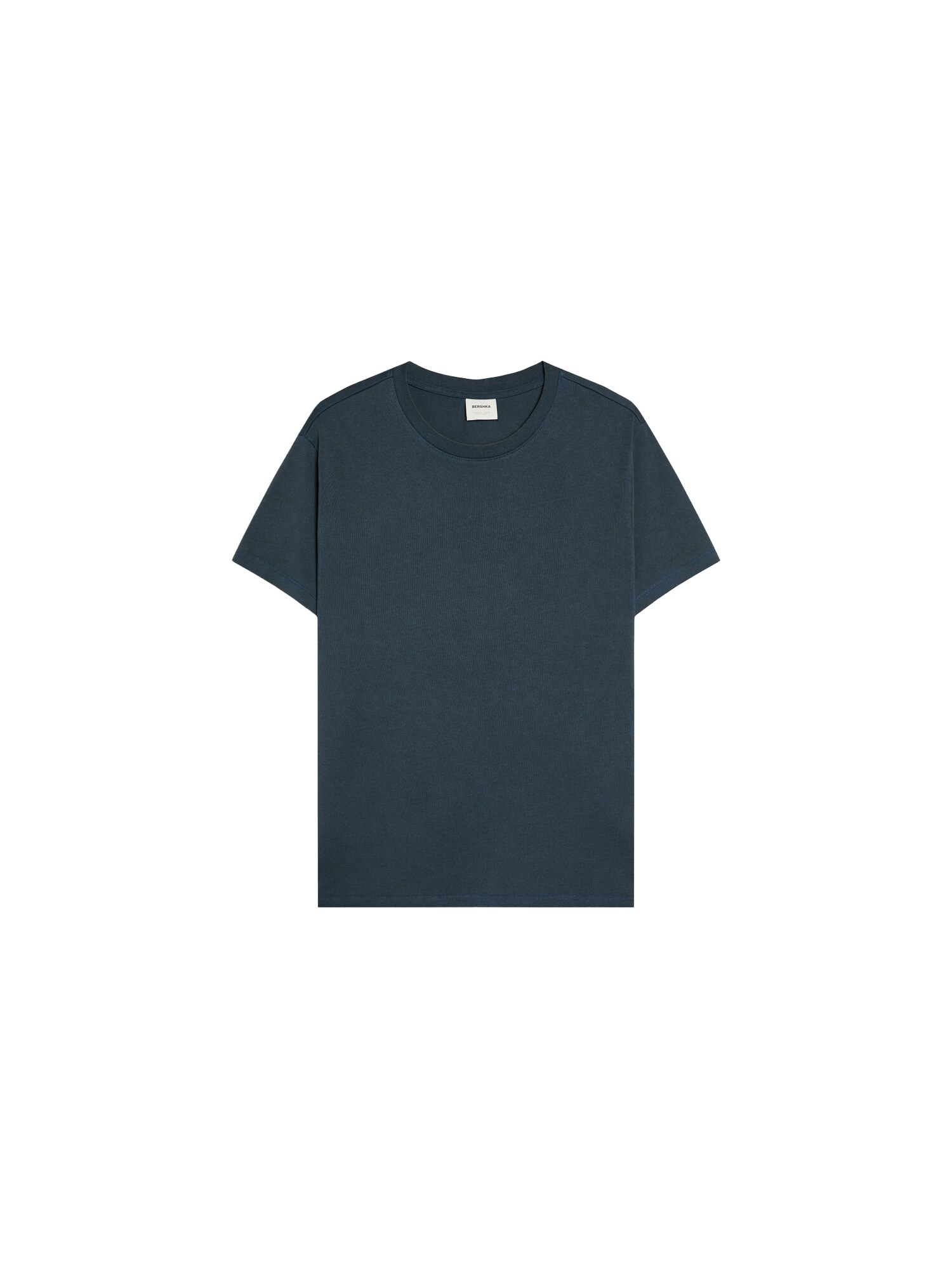 Bershka Tricou albastru noapte