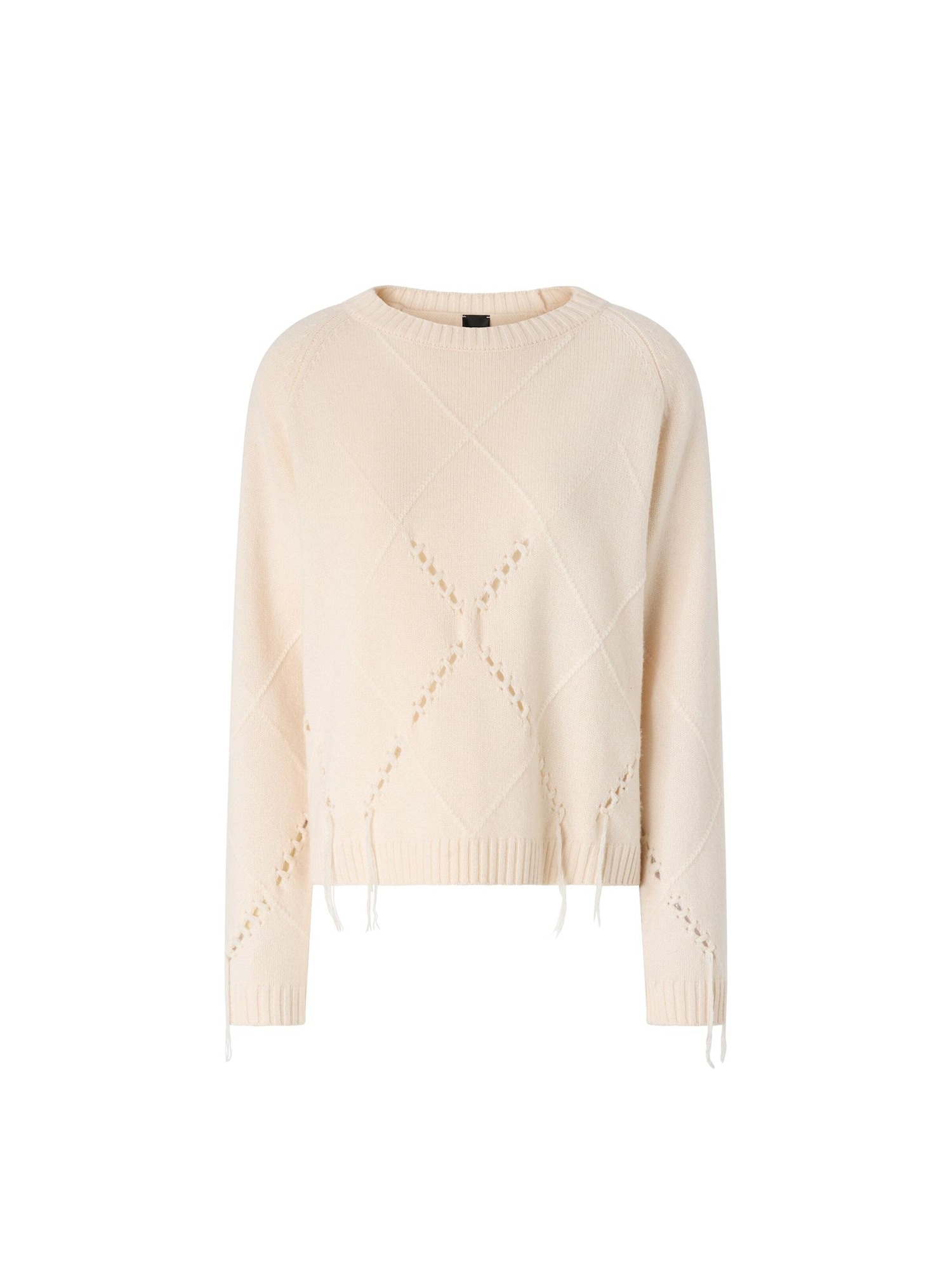 PINKO Jersey 'PINKO BERNA PULL ARGYLE TRAFORATO Maglieria' beige – imagen 1