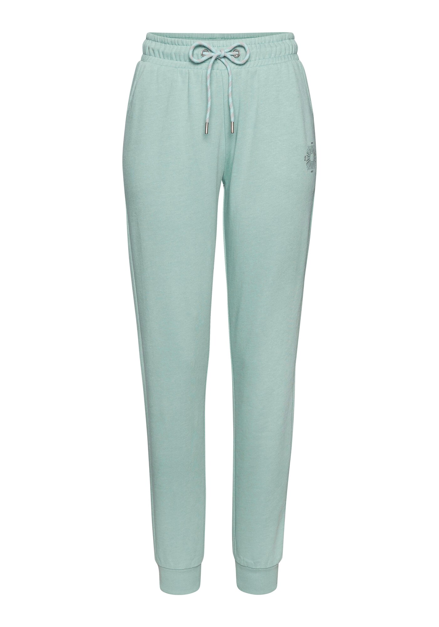 BUFFALO Pantaloni  verde mentă / argintiu