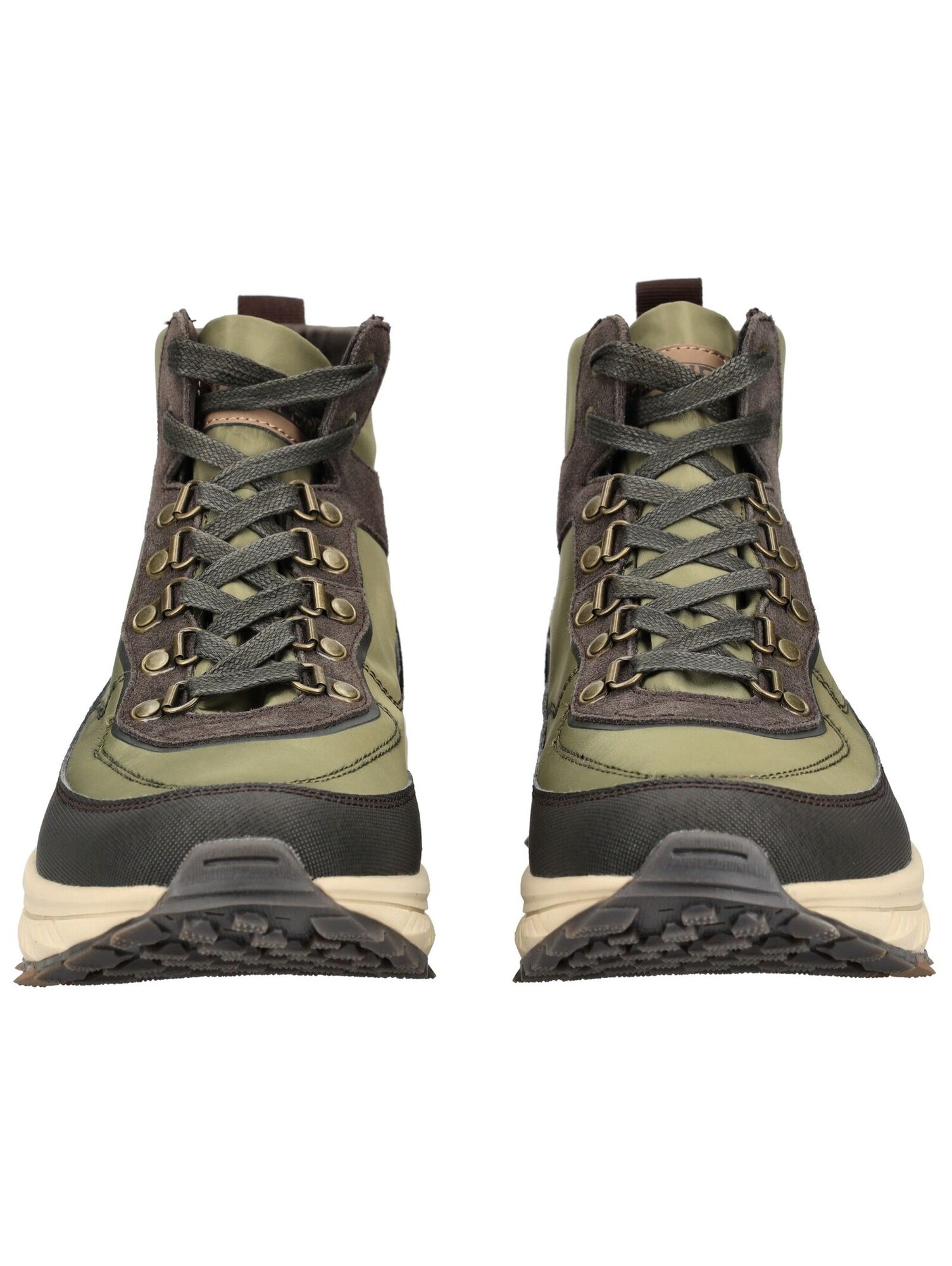 NAPAPIJRI Botas con cordones moca / verde – imagen 3