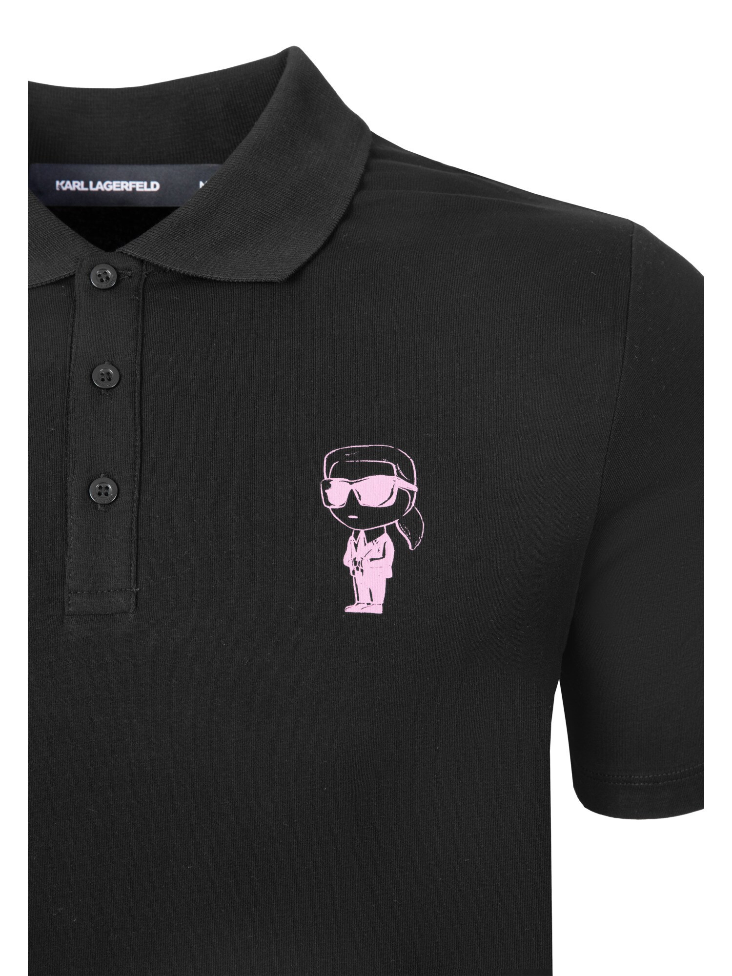 Karl Lagerfeld Camiseta  rosa / negro – imagen 3