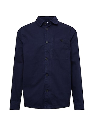 !solid Tussenjas ‘Brenton’ Navy