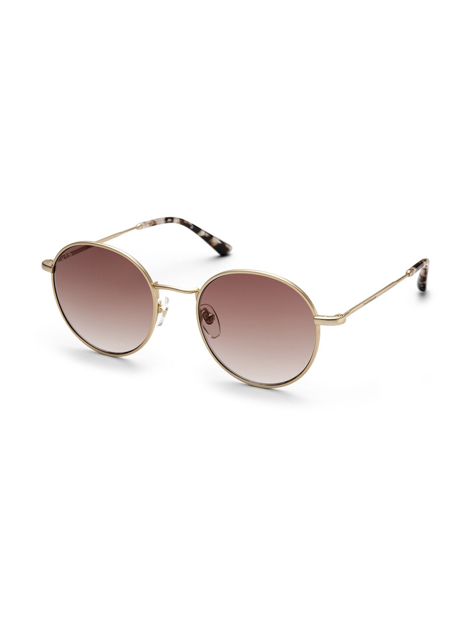Solglasögon 'London Gold Brown Gradient' brun / guld / rödviolett