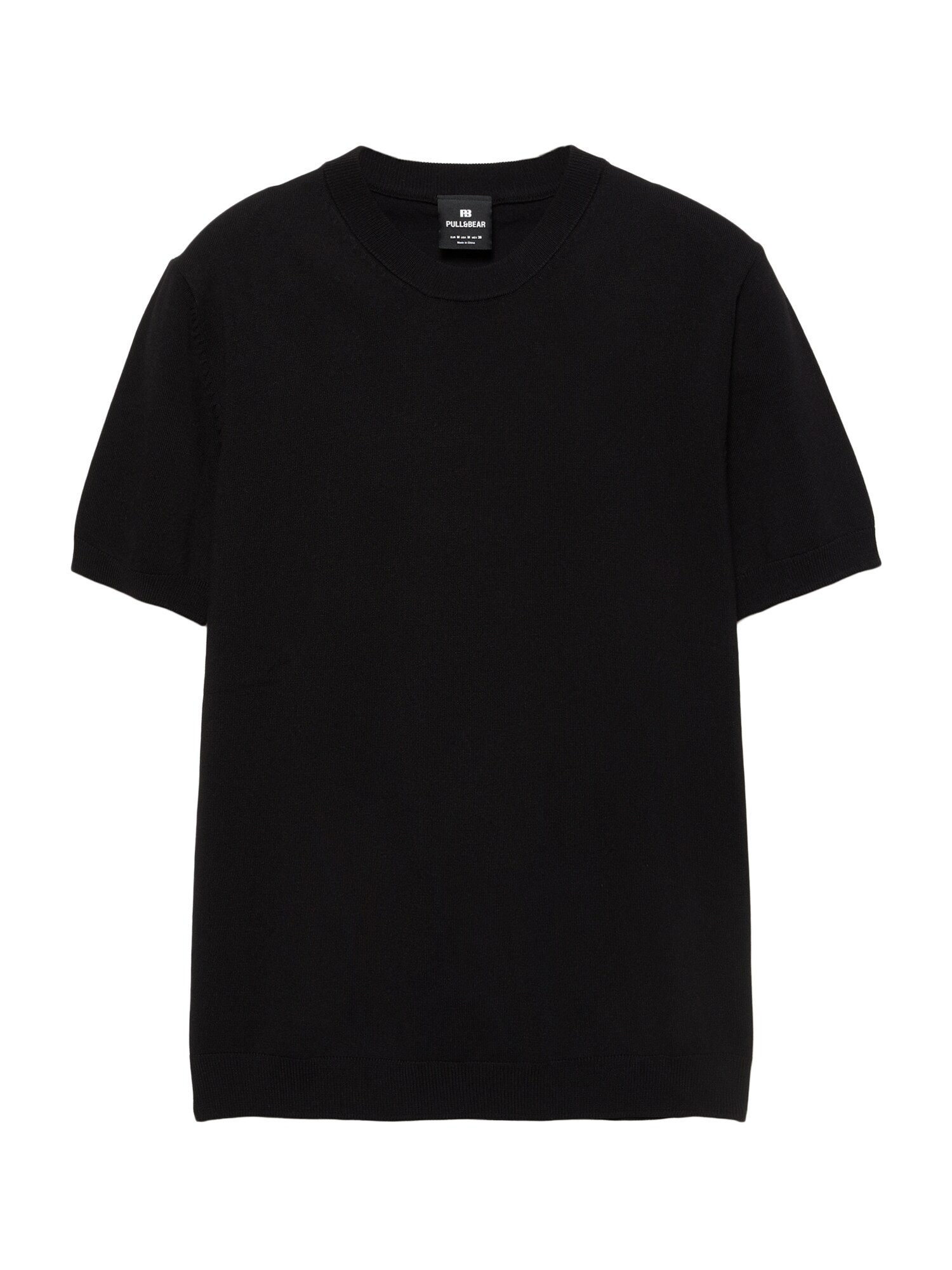 Pull&Bear Pulover  črna