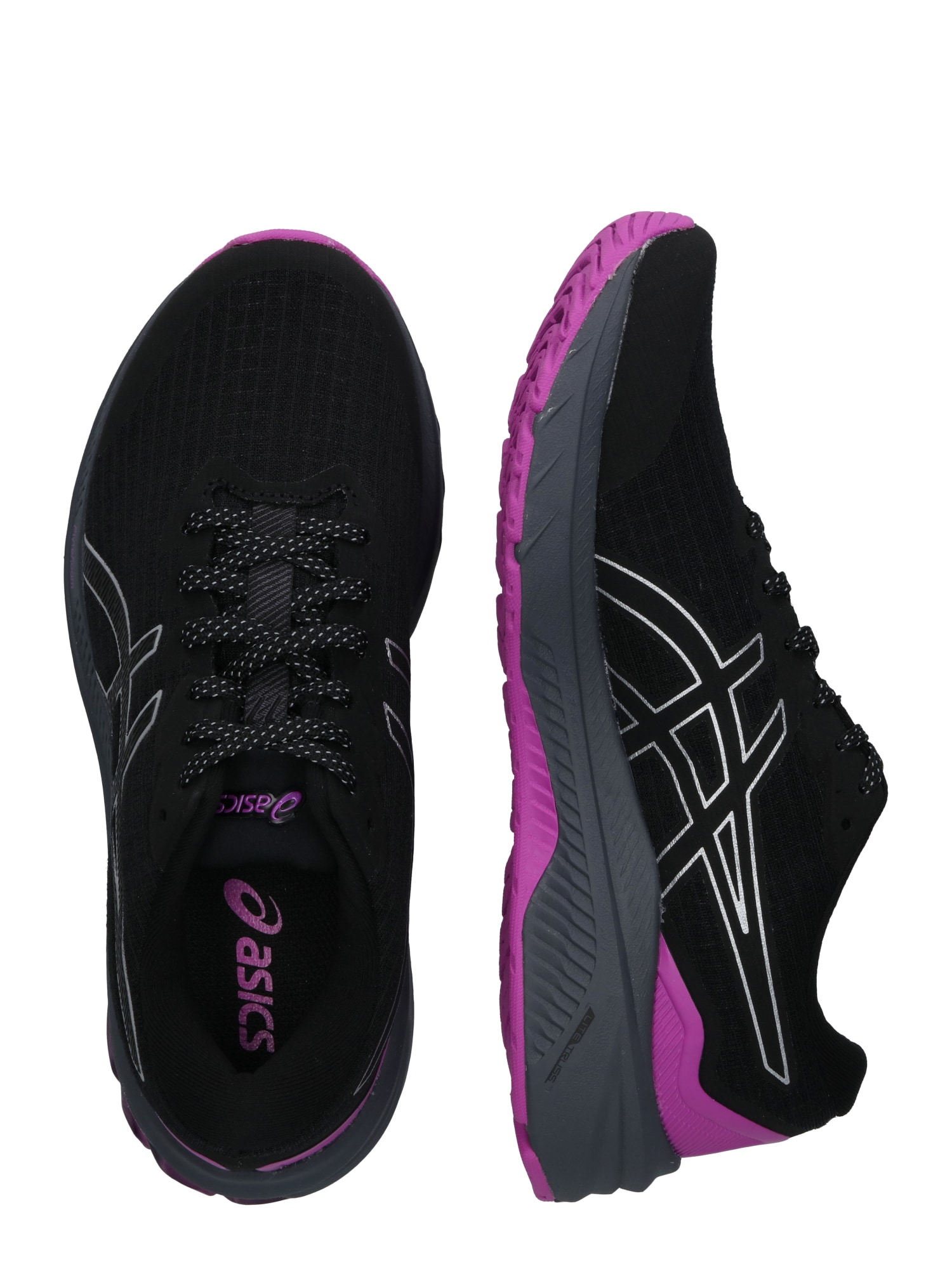 ASICS Futócipők  ezüstszürke / lila / fekete termék 2. képe