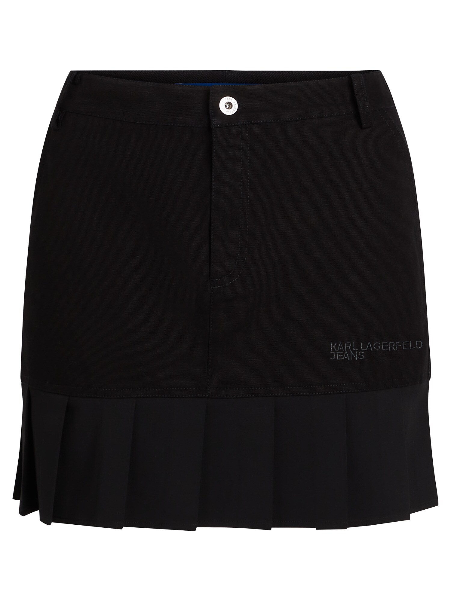 KARL LAGERFELD JEANS Fustă  gri închis / negru