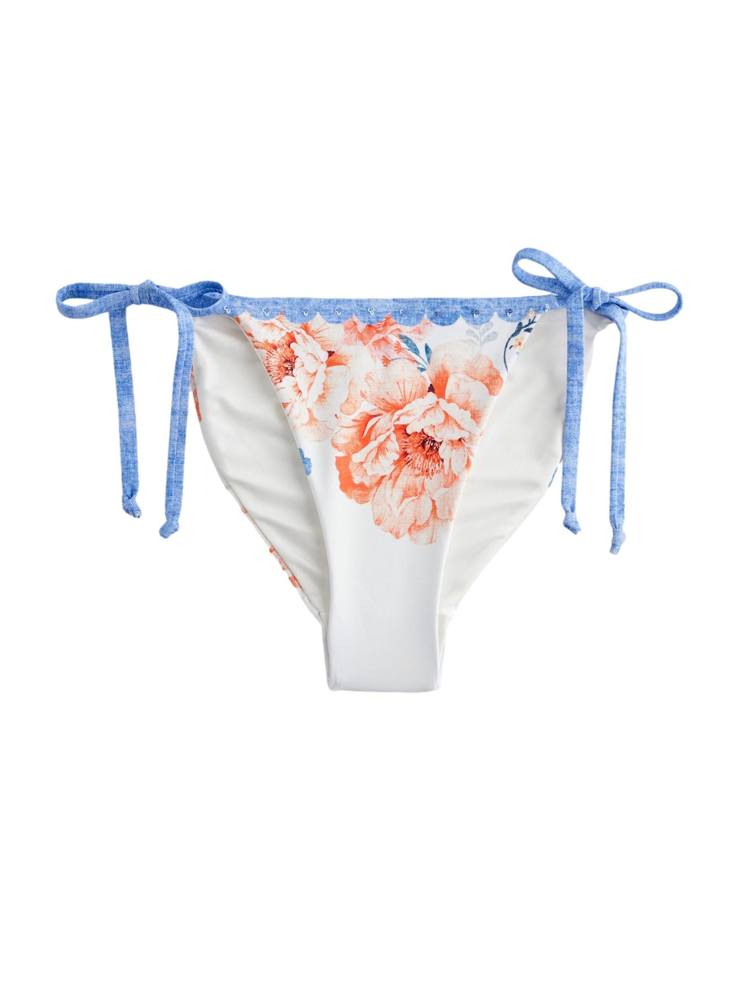 Next Bikini nadrágok  világoskék / világos narancs / fehér akciós termékkép 1