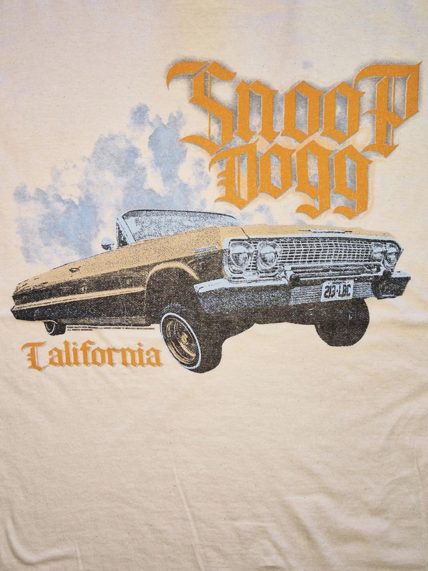 THE ROLLING STONES Camiseta 'Snoop Dogg Lowrider T-Shirt'  blanco natural – imagen 4