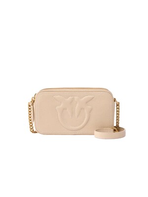 PINKO Bolso de hombro 'PINKO Crossbody Bag 'Carrie''  beige