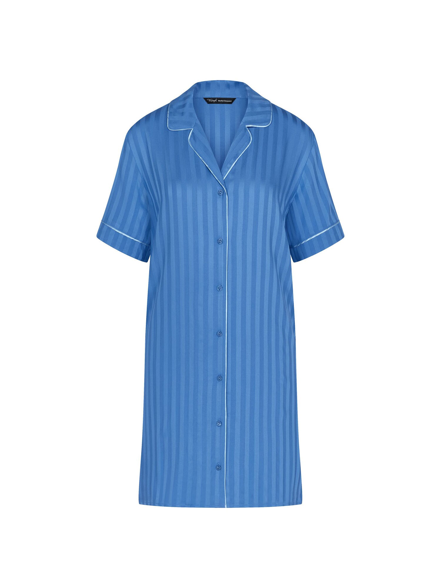 Triumph Nachthemd ' Red Label Amourette Jacquard ' Blauw