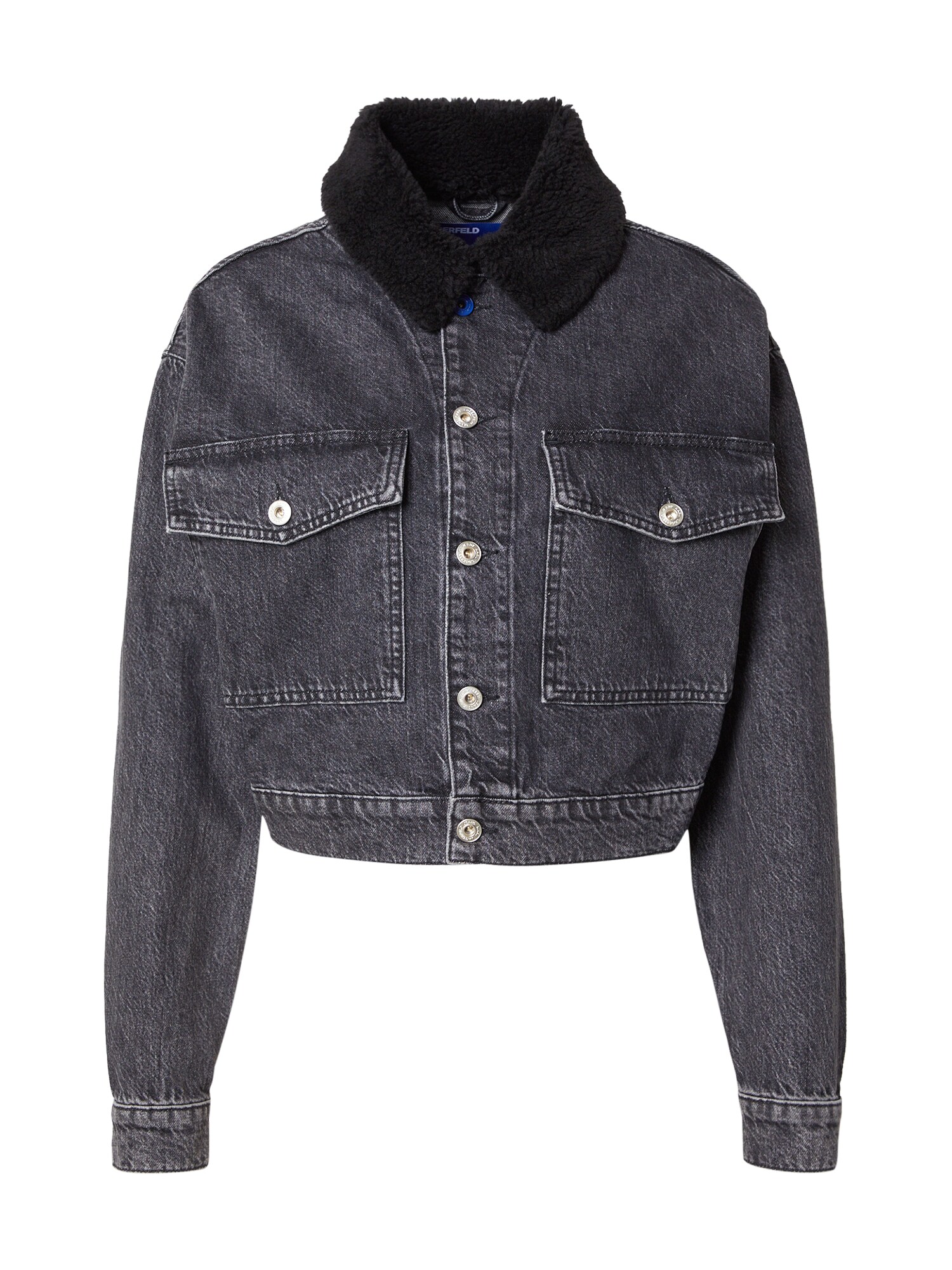 KARL LAGERFELD JEANS Geacă de primăvară-toamnă  gri denim