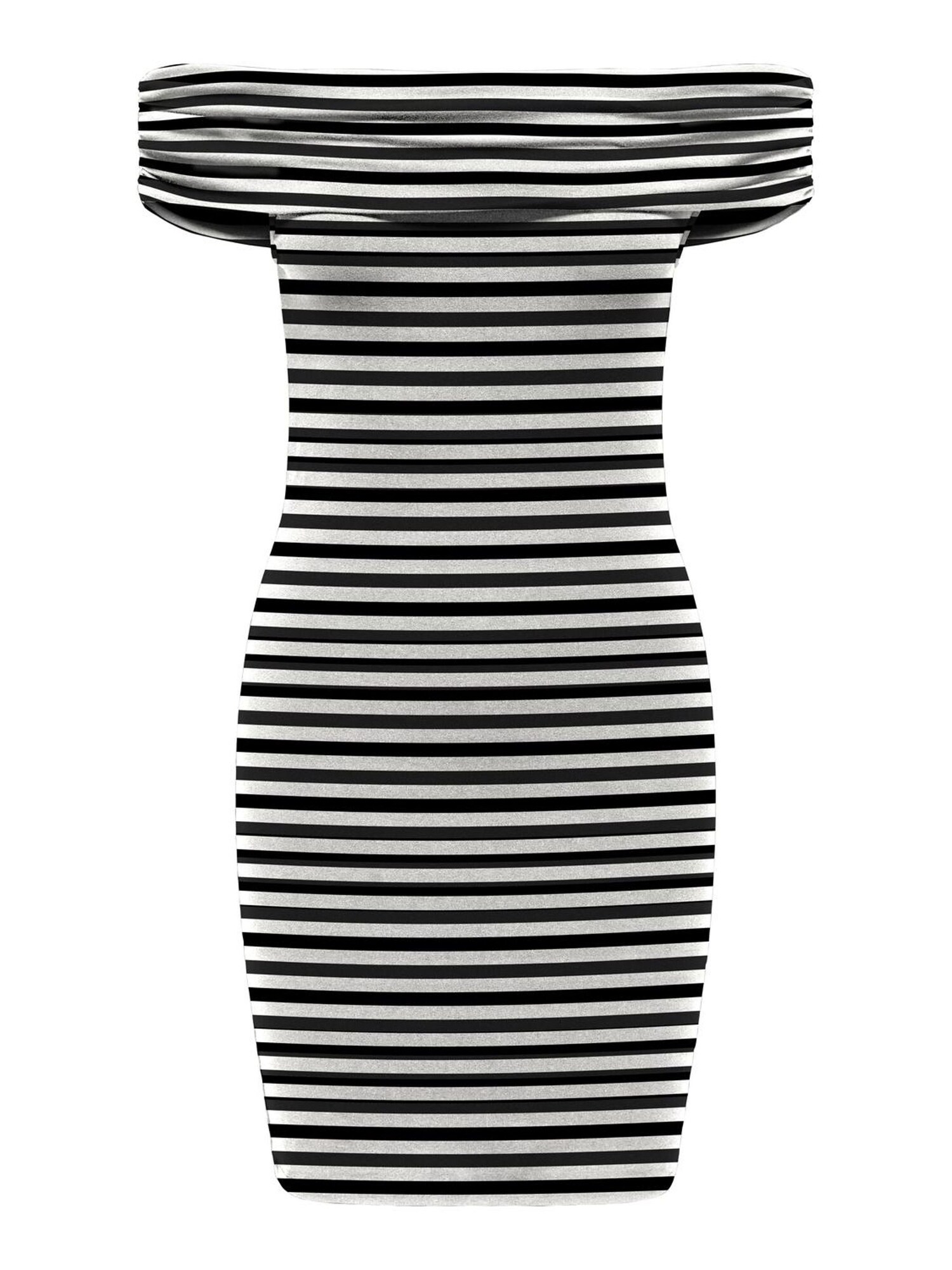 ONLY Rochie  negru / alb