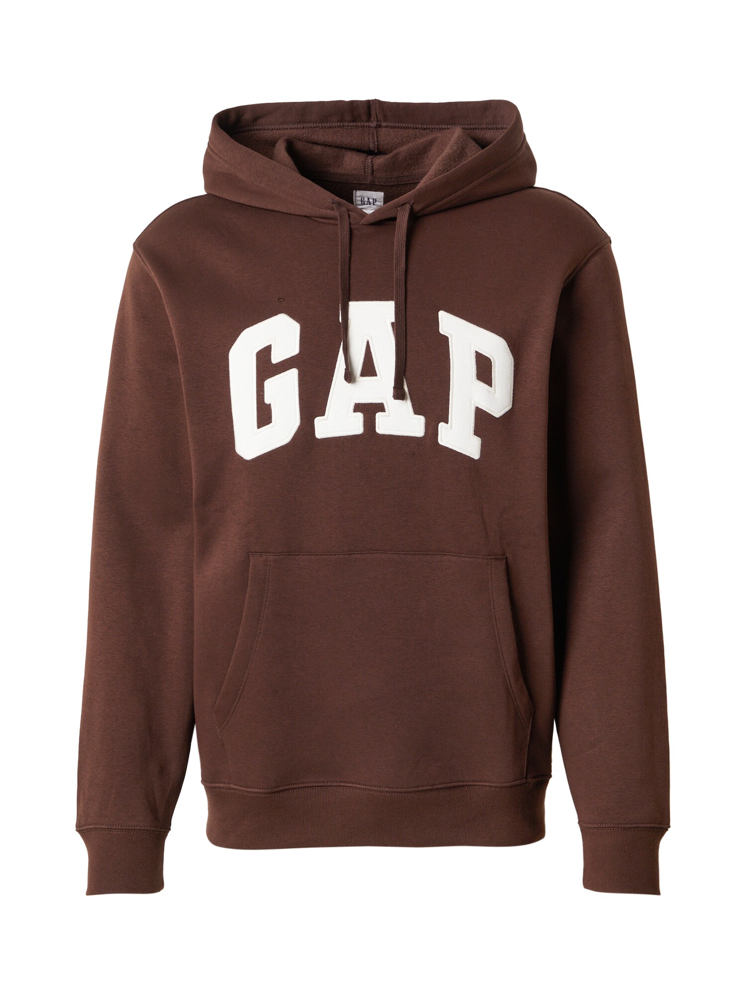 GAP Sweater majica 'HERITAGE'  čokolada / bijela