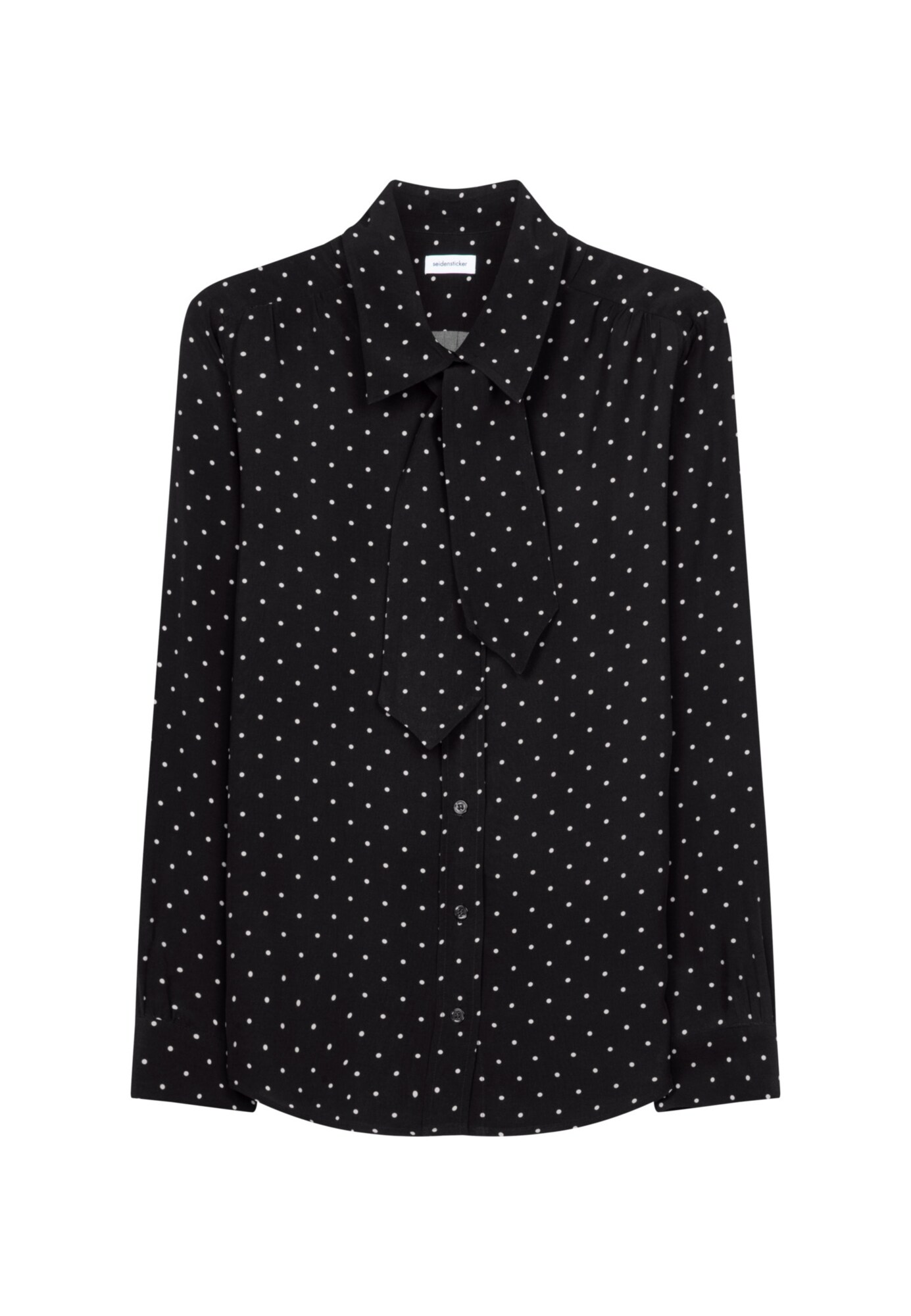 SEIDENSTICKER Blusa  preto / branco