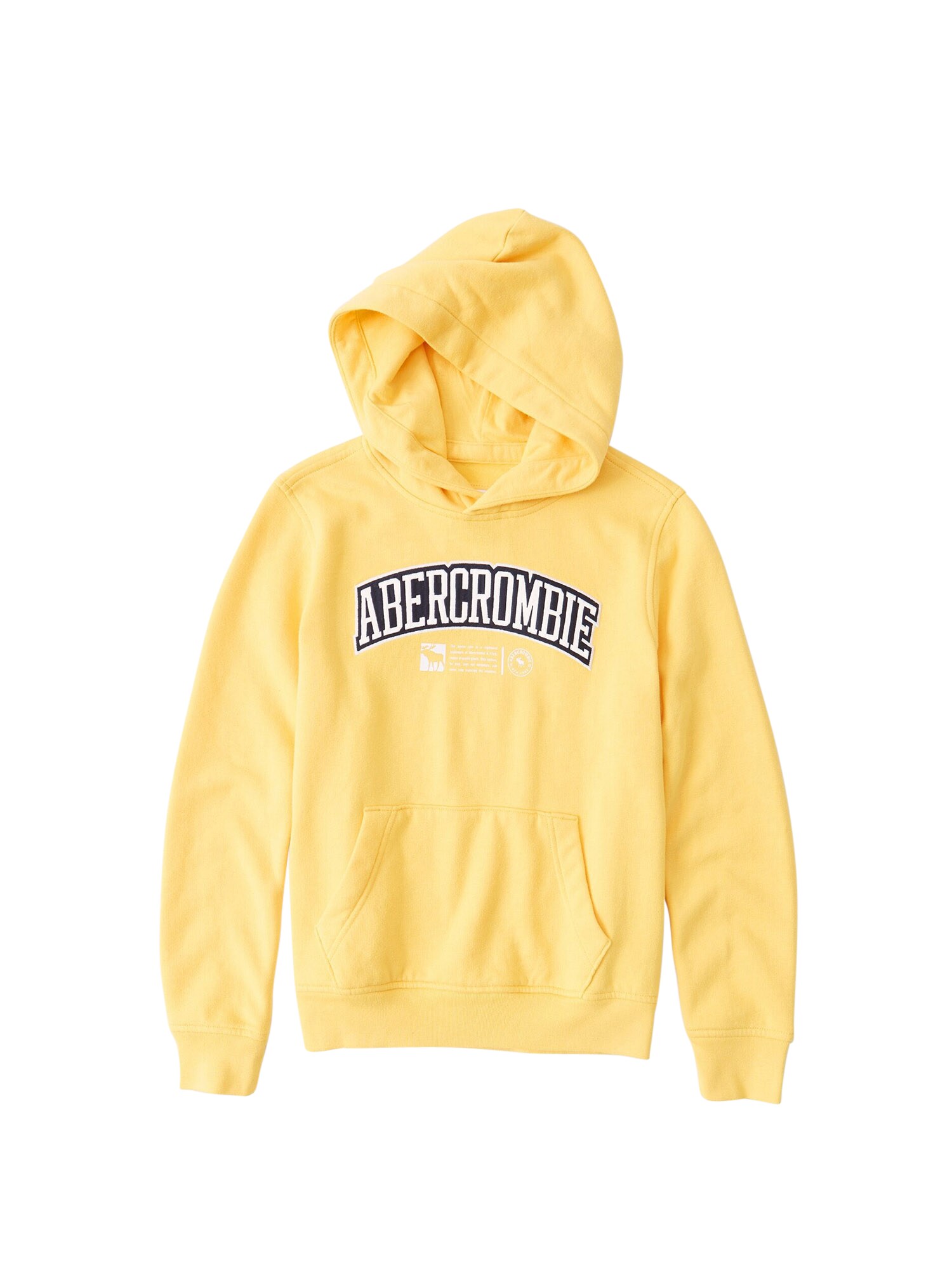 Abercrombie & Fitch Megztinis be užsegimo  šviesiai geltona / juoda / balta
