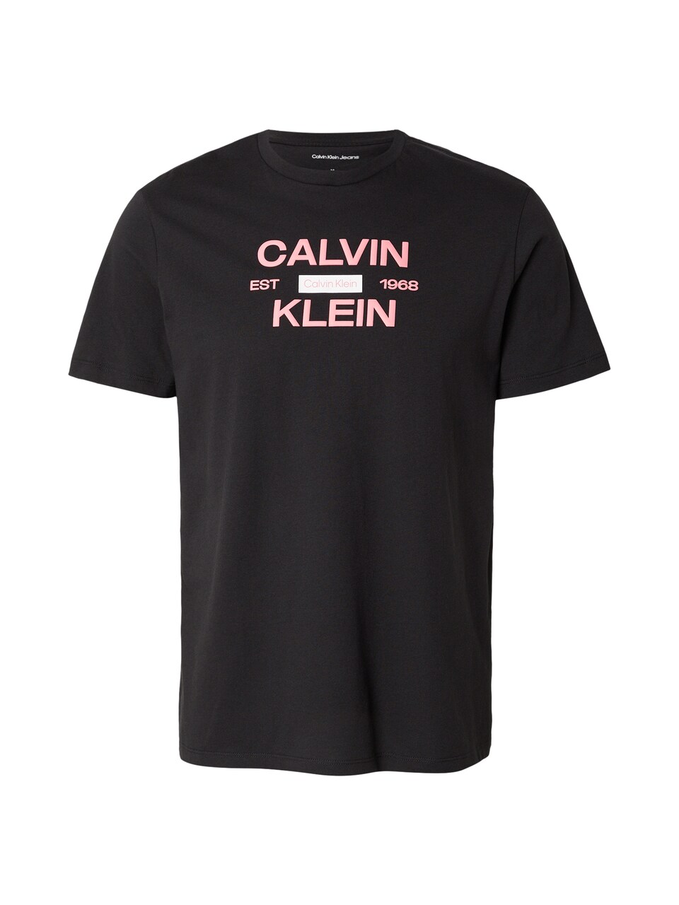 T-shirt 'Logo Graphic' rosa / svart