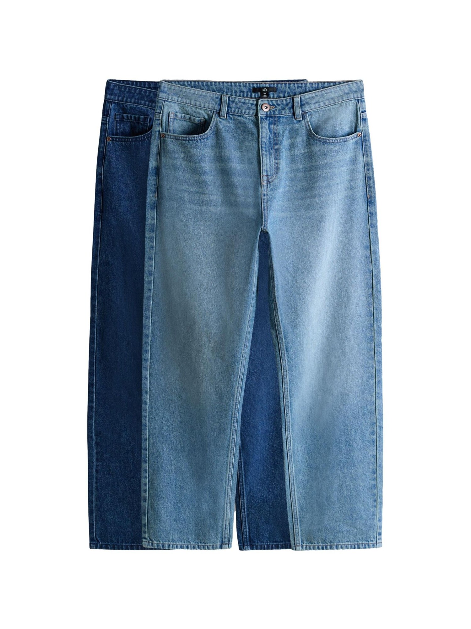 The Set Jeans  albastru denim / albastru închis