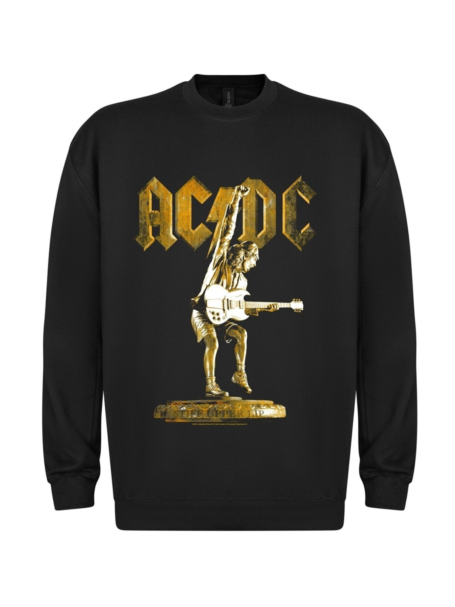 AC/DC Felpa 'AC/DC Ac/Dc Stiff Upper Lip Sweatshirt Sweatshirt' nero