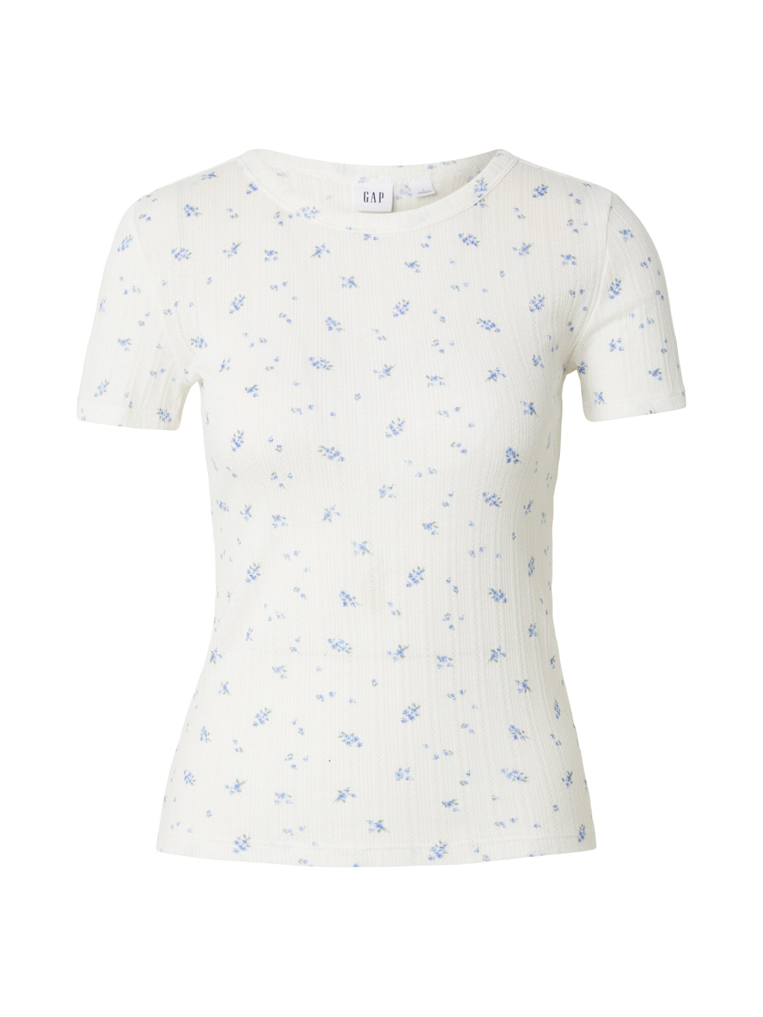 GAP Tricou albastru regal / verde pastel / alb