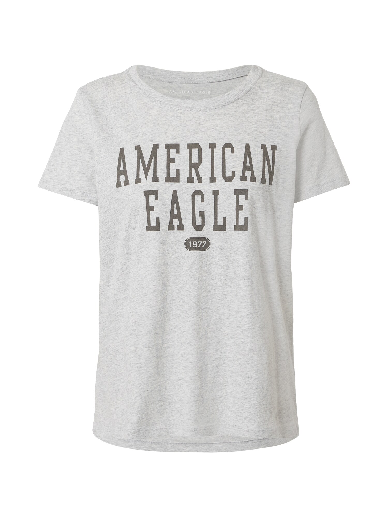 American Eagle Marškinėliai  margai pilka / antracito