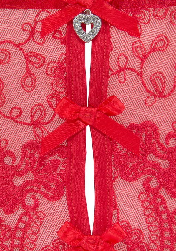 PETITE FLEUR GOLD, String bugyik, piros, 2 kép a 4 közül