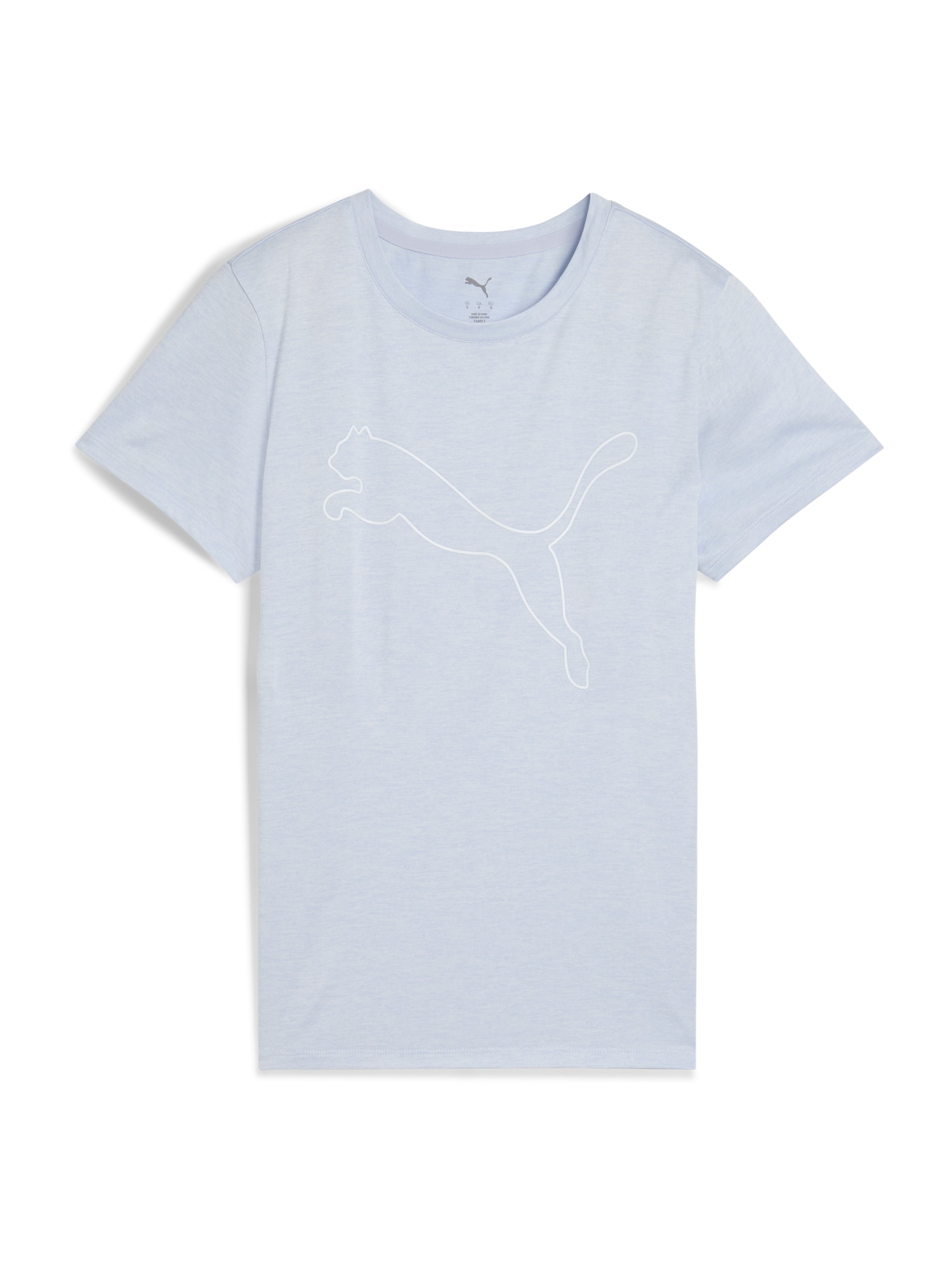 PUMA Tricou funcțional TAD ESSENTIAL  albastru deschis / alb