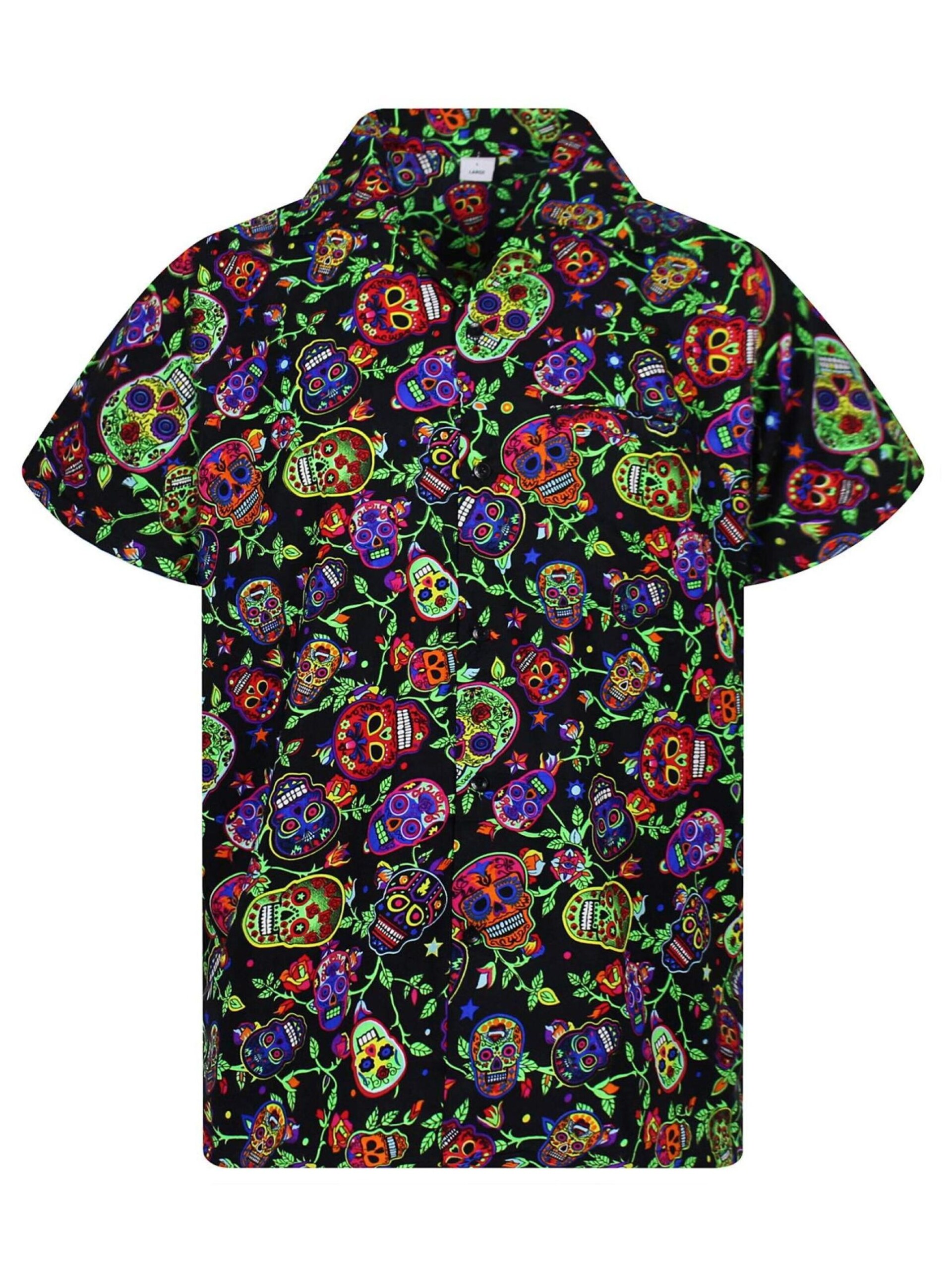 King Kameha T-shirt 'Skull' herr