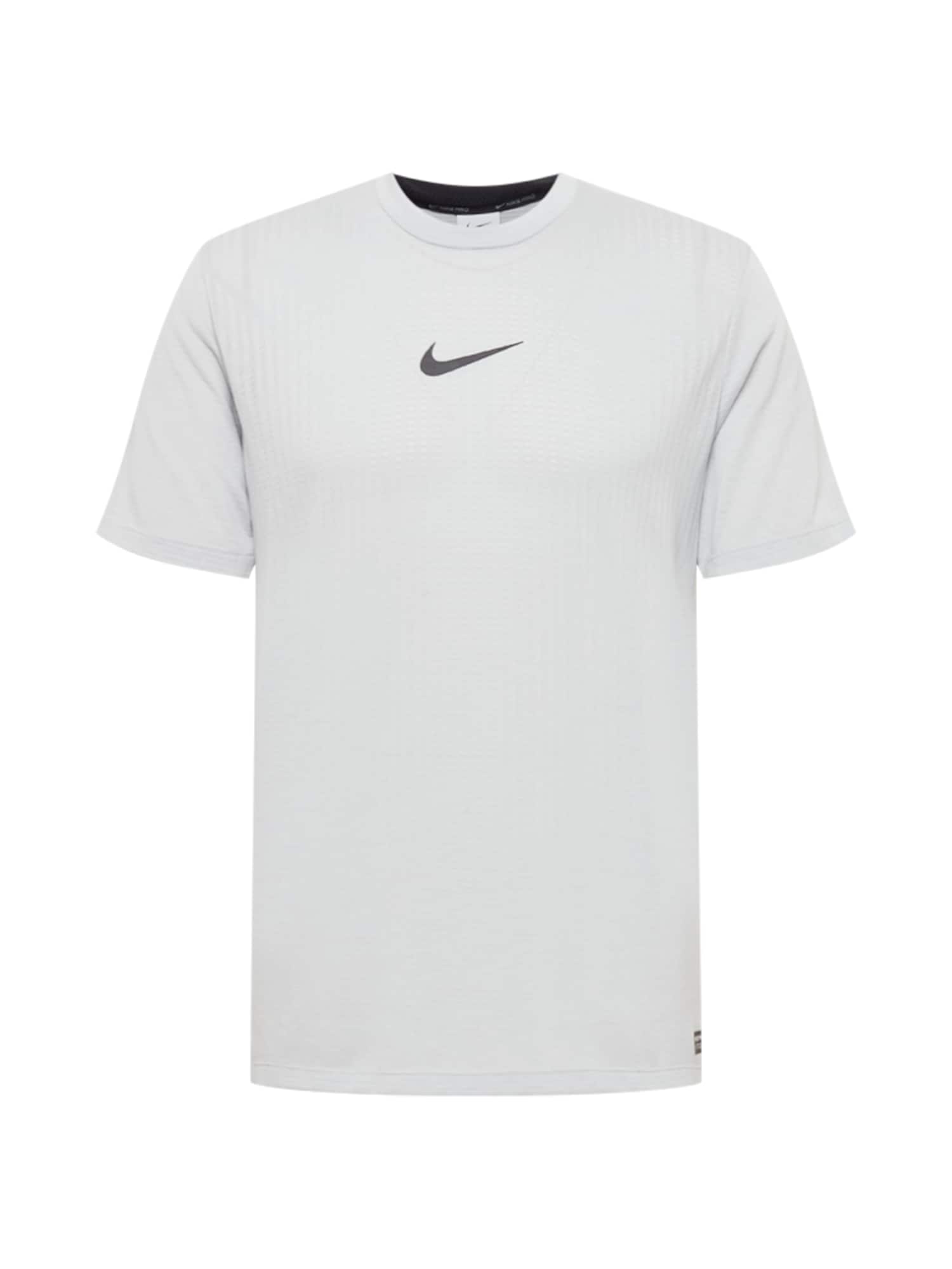 NIKE Tehnička sportska majica 'Pro'  antracit siva / svijetlosiva