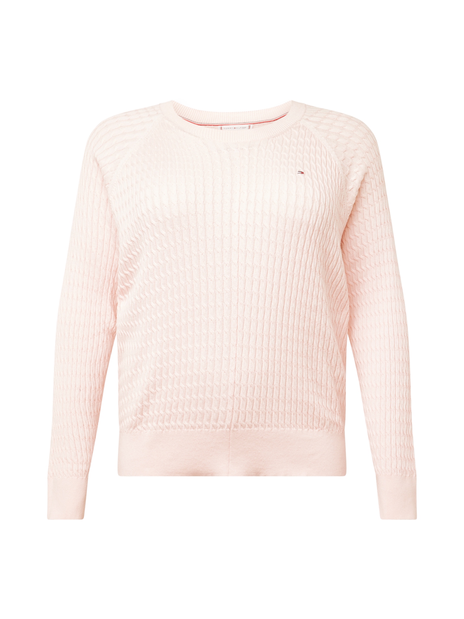 Tommy Hilfiger Curve Пуловер  тъмносиньо / розе / червено / бяло
