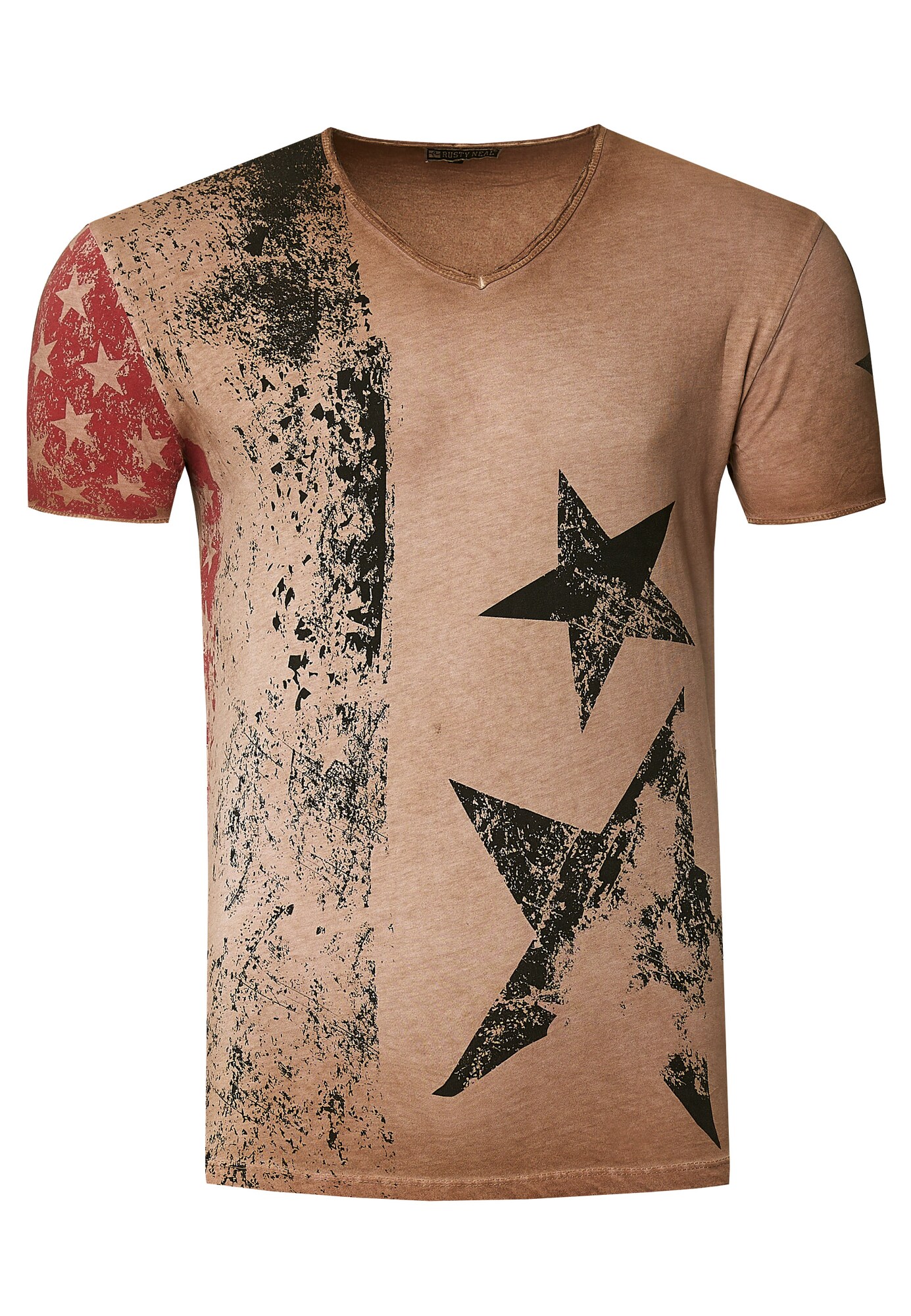 Thumbnail - Rusty Neal Cooles T-Shirt mit V-Ausschnitt