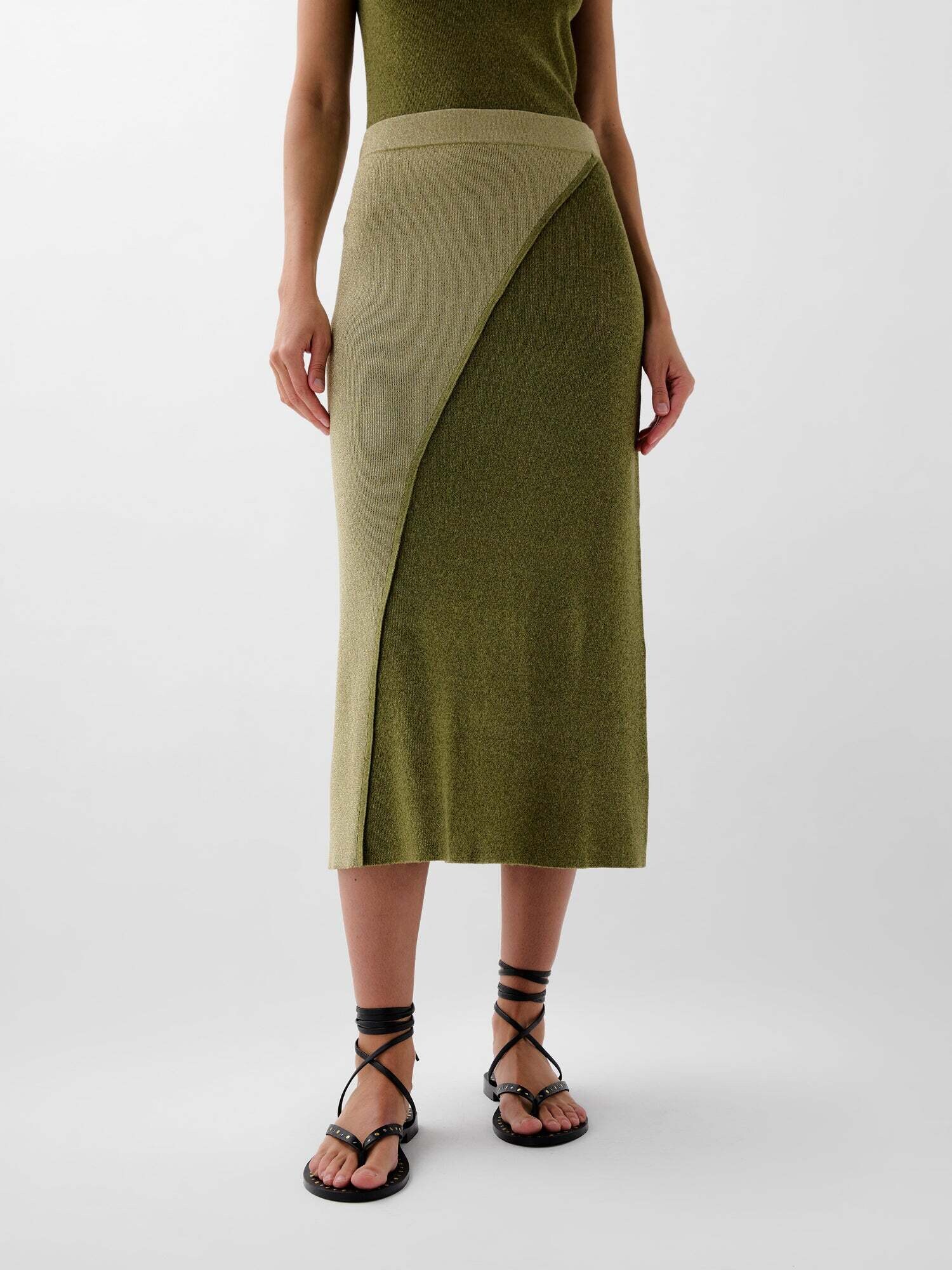 Thumbnail - Scalpers Lurex Duo Knit Skirt