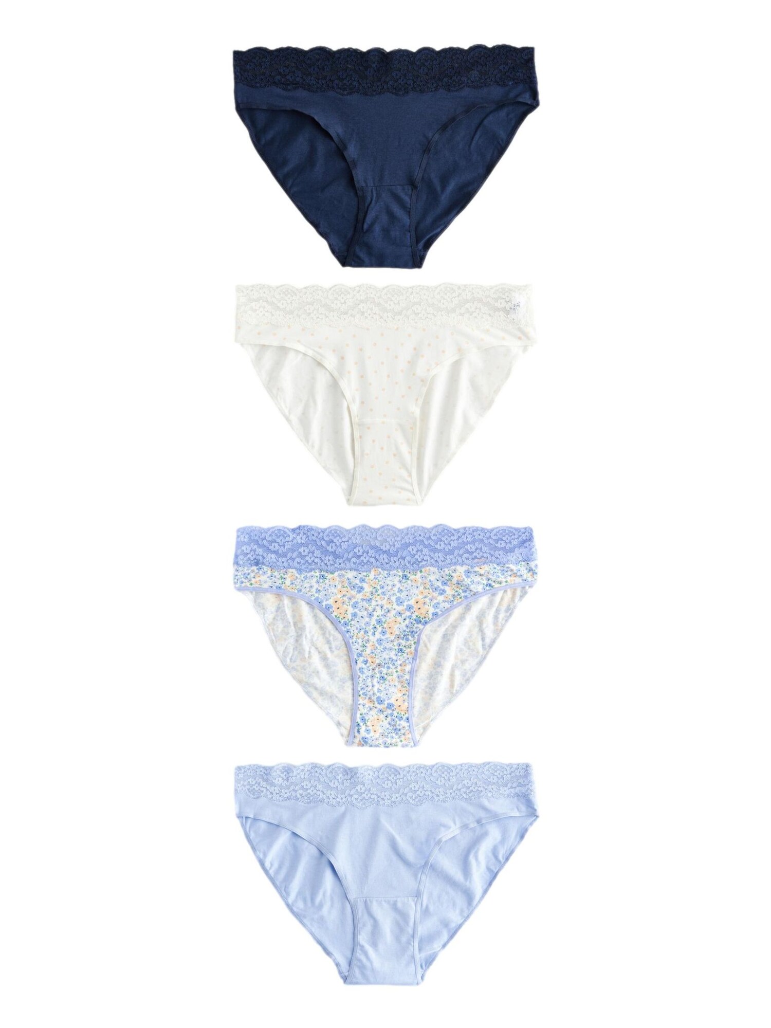 Next Slip  albastru marin / albastru porumbel / galben / alb