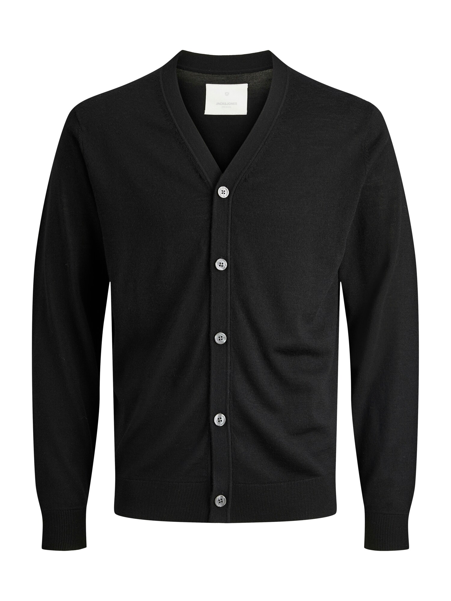 JACK & JONES Kardigán  fekete akciós termékkép 1