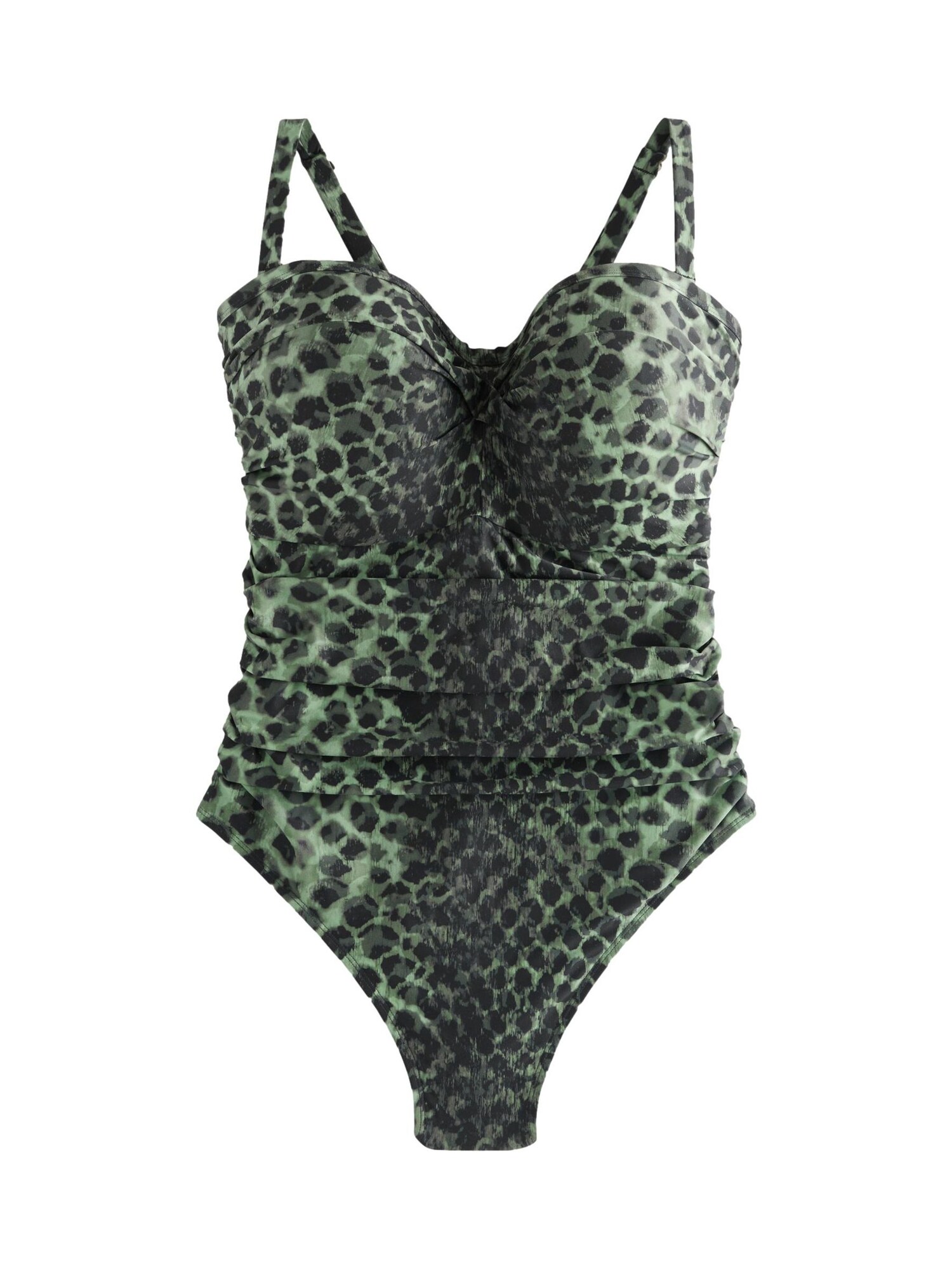 Next Badpak Olijfgroen / Mintgroen / Zwart