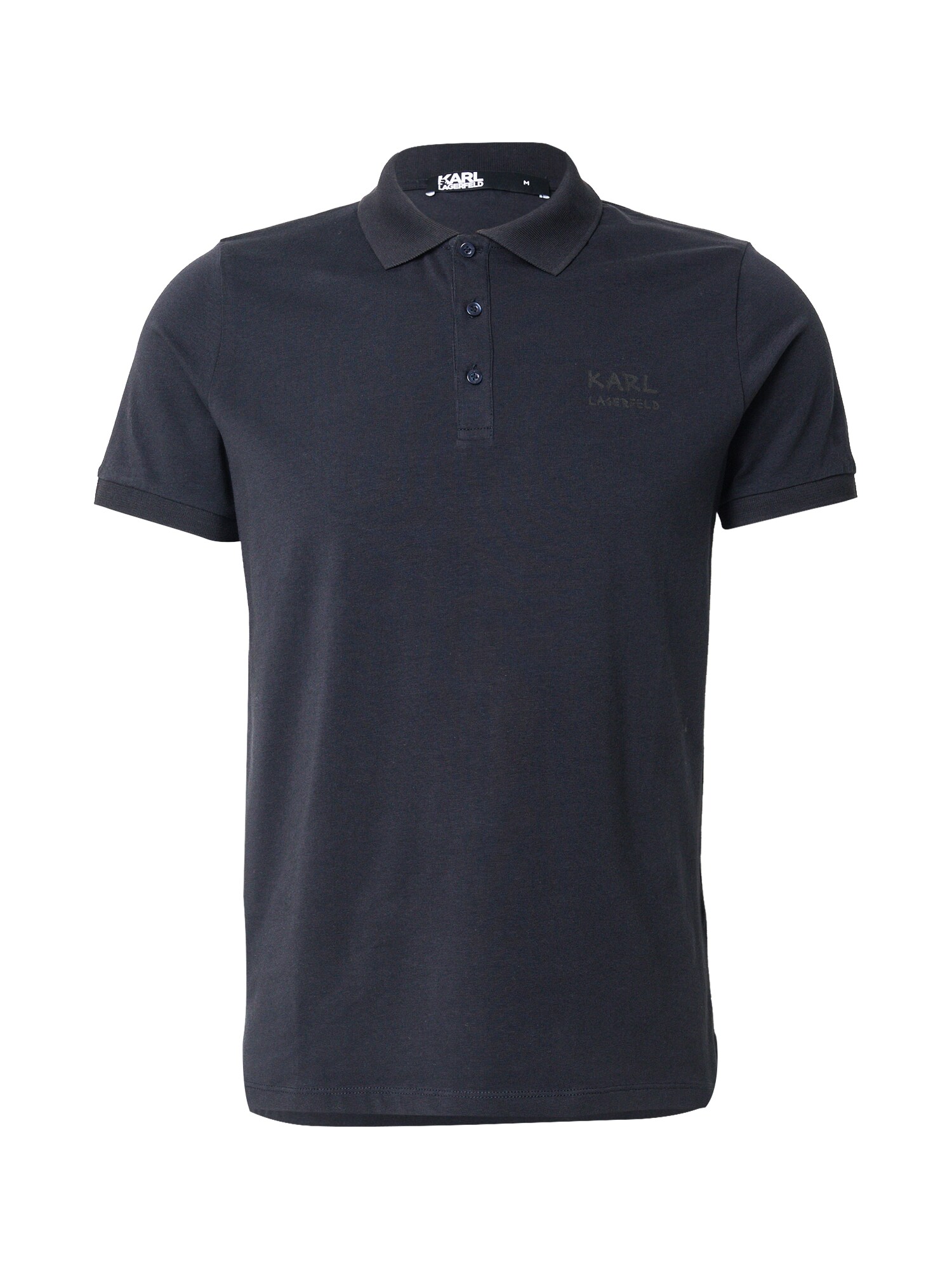 Karl Lagerfeld Tricou  albastru marin / gri metalic