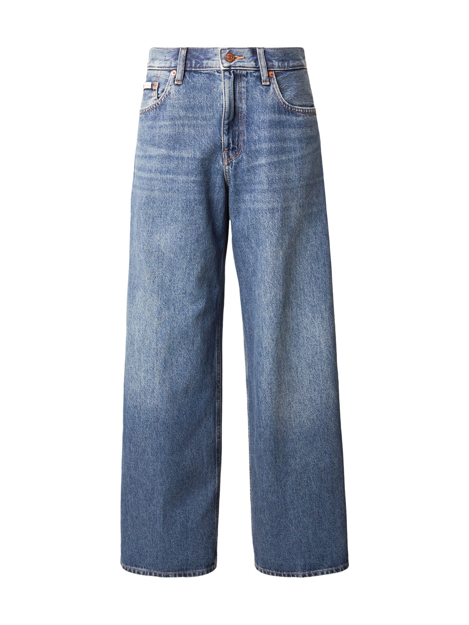 Calvin Klein Jeans Traperice 'Low Rise Baggy'  safirno plava