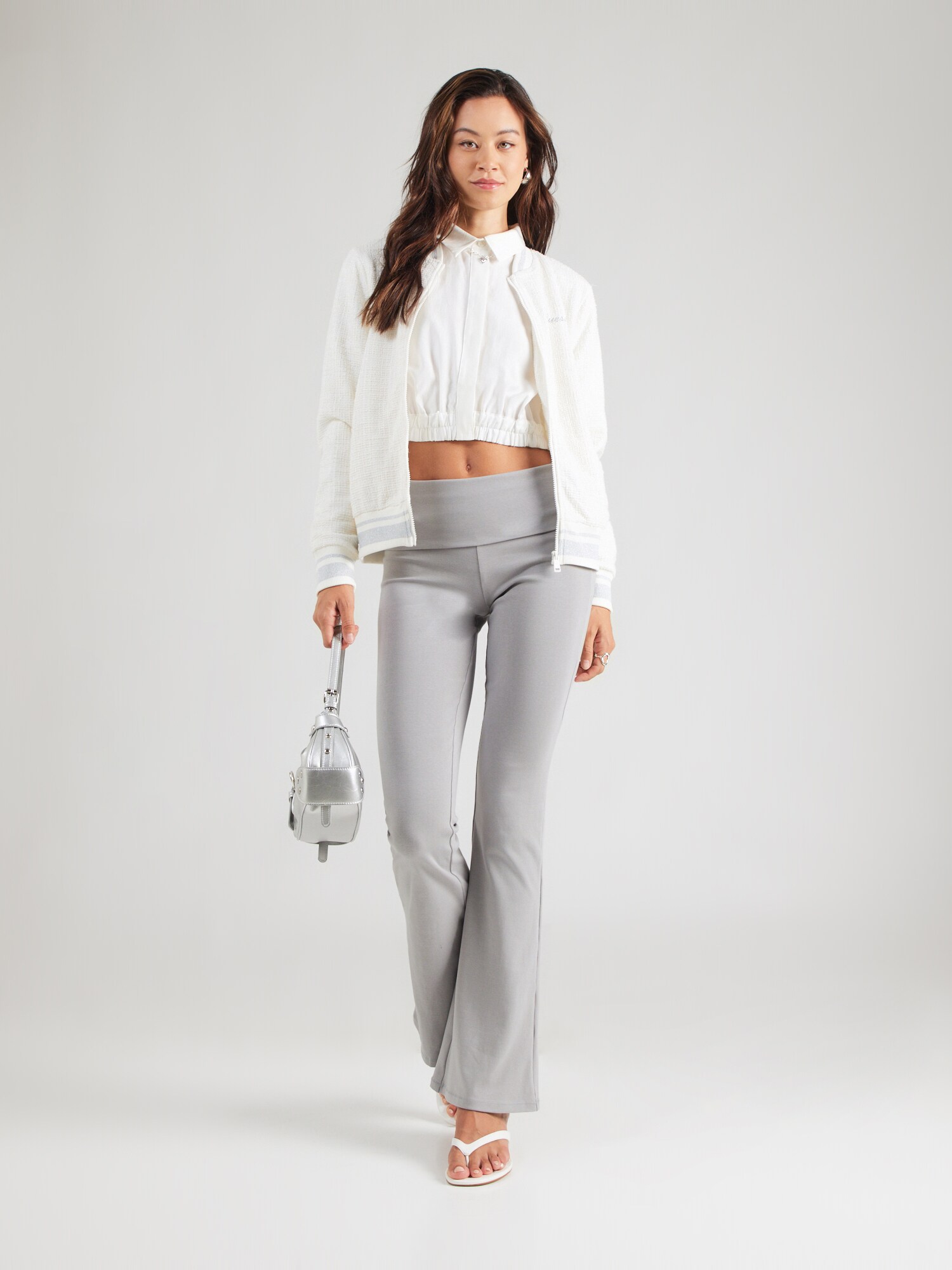 GUESS Sudadera con cremallera 'JOLE' blanco – imagen 3