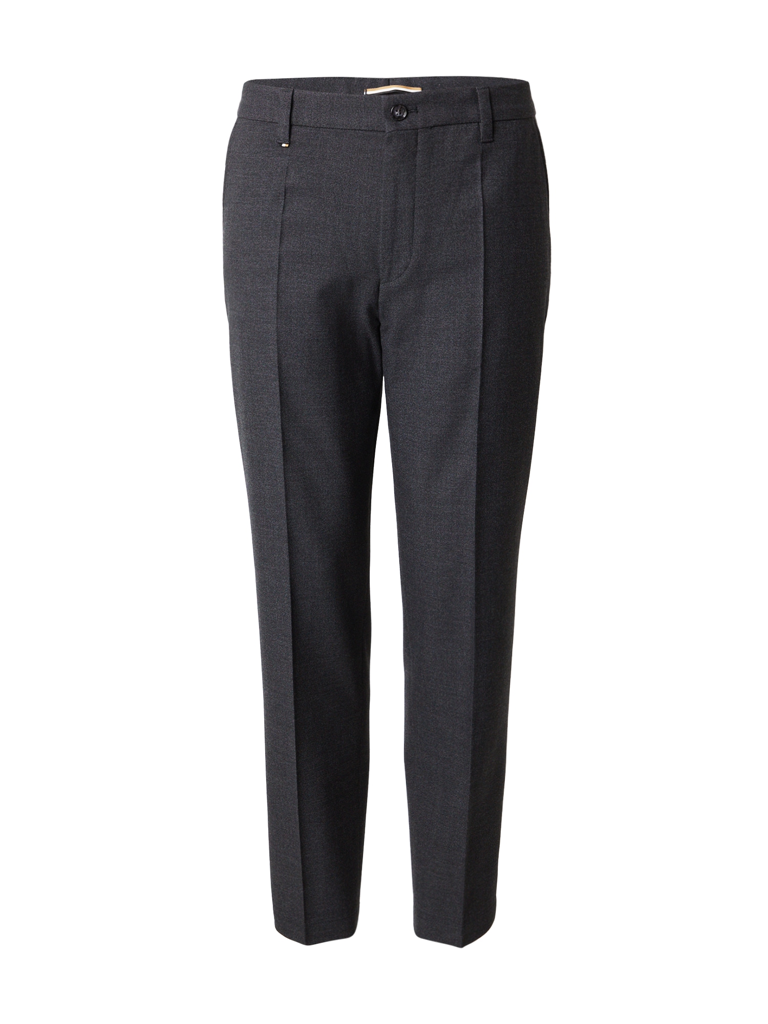 BOSS Pantaloni cu dungă C-Perin-242  gri metalic