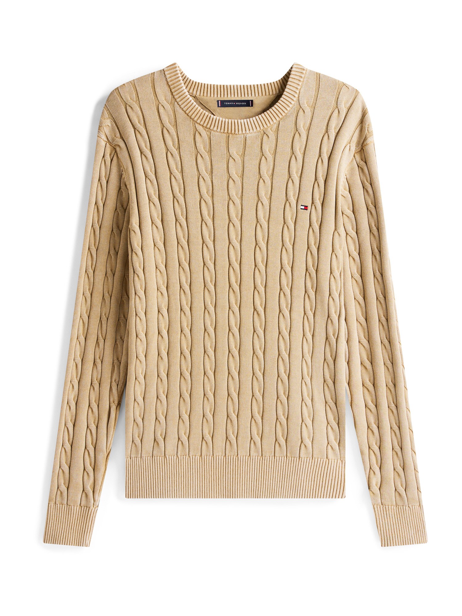 TOMMY HILFIGER Sveter 'CLASSIC'  svetlohnedá