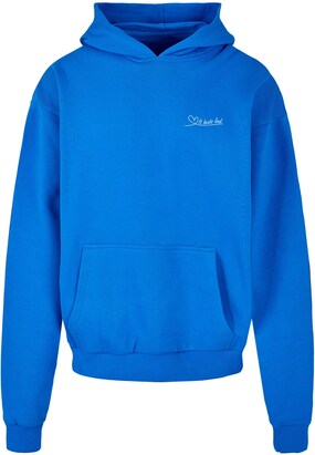 Merchcode Sweatshirt ‘It Beats Loud’ Blauw / Aqua