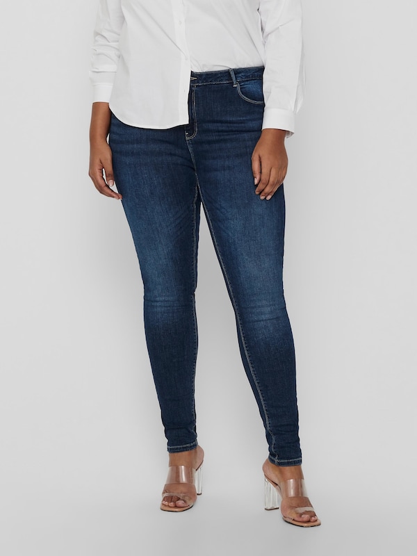 Only Carmakoma Laola Life hochtaillierte enge Jeans