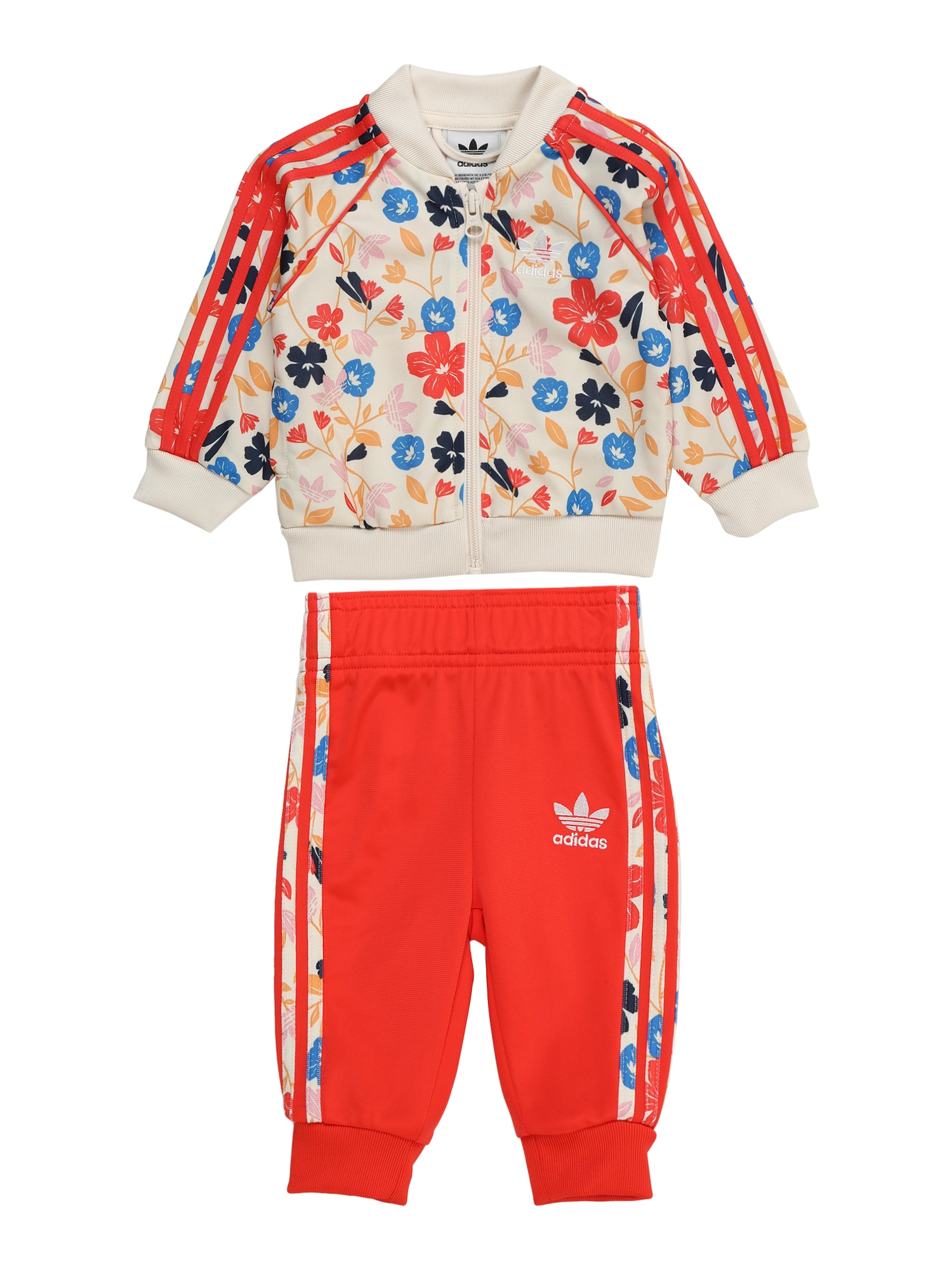 ADIDAS ORIGINALS Jogging ruhák 'Floral'  tengerészkék / világoskék / orgona / narancs