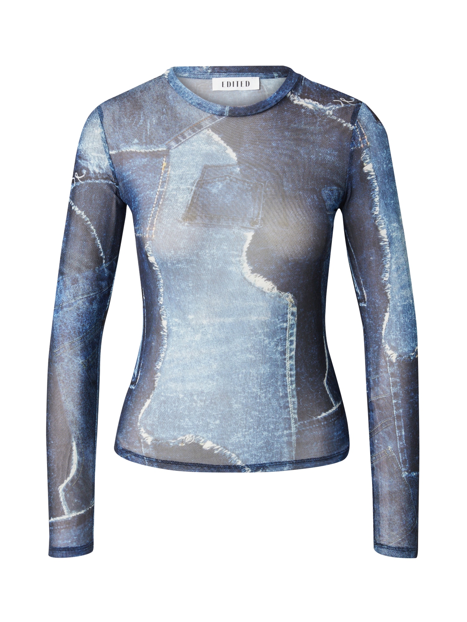 EDITED Tricou Justice  albastru / albastru deschis / negru / alb
