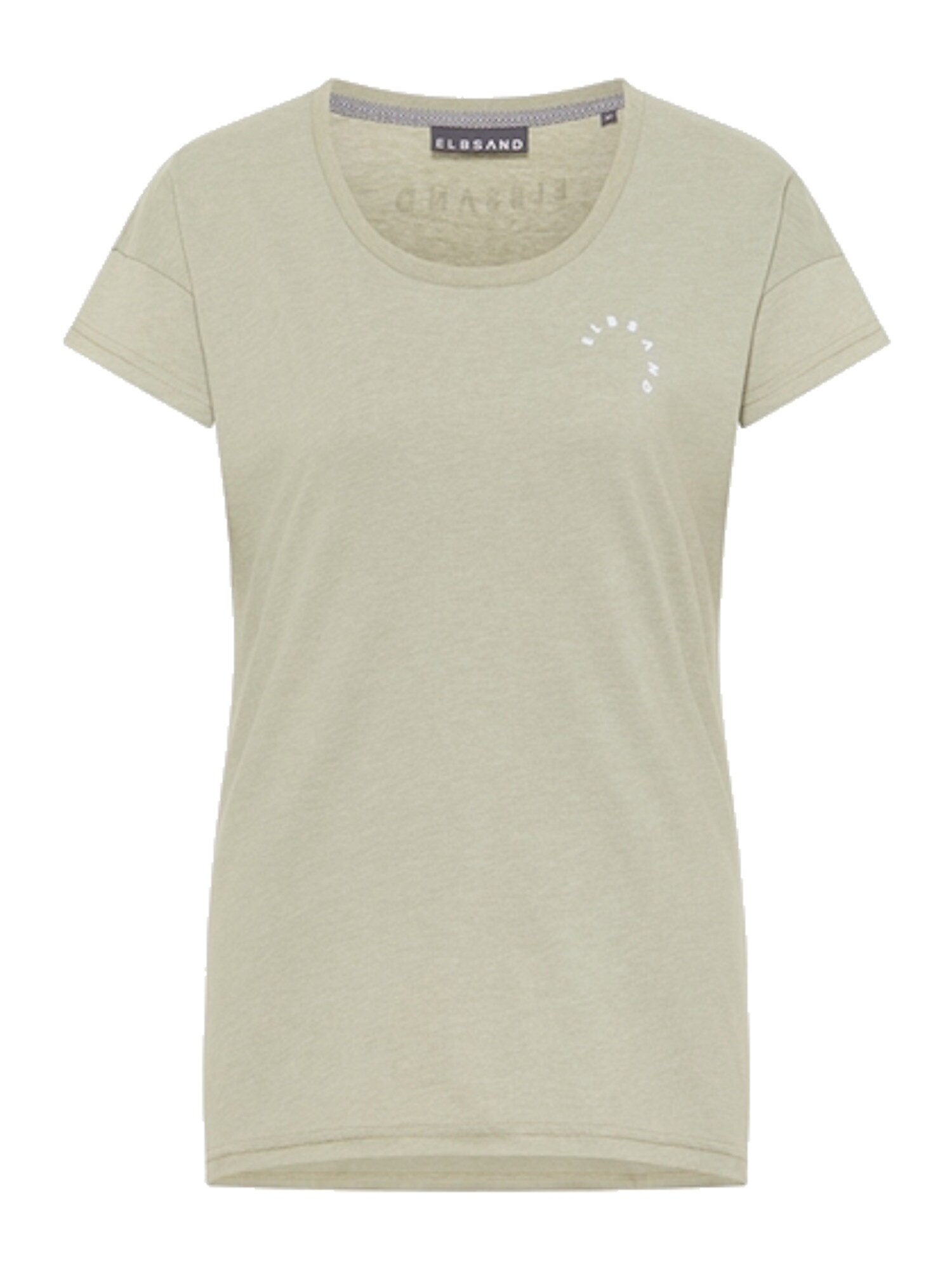 Elbsand Tricou Rea oliv / alb