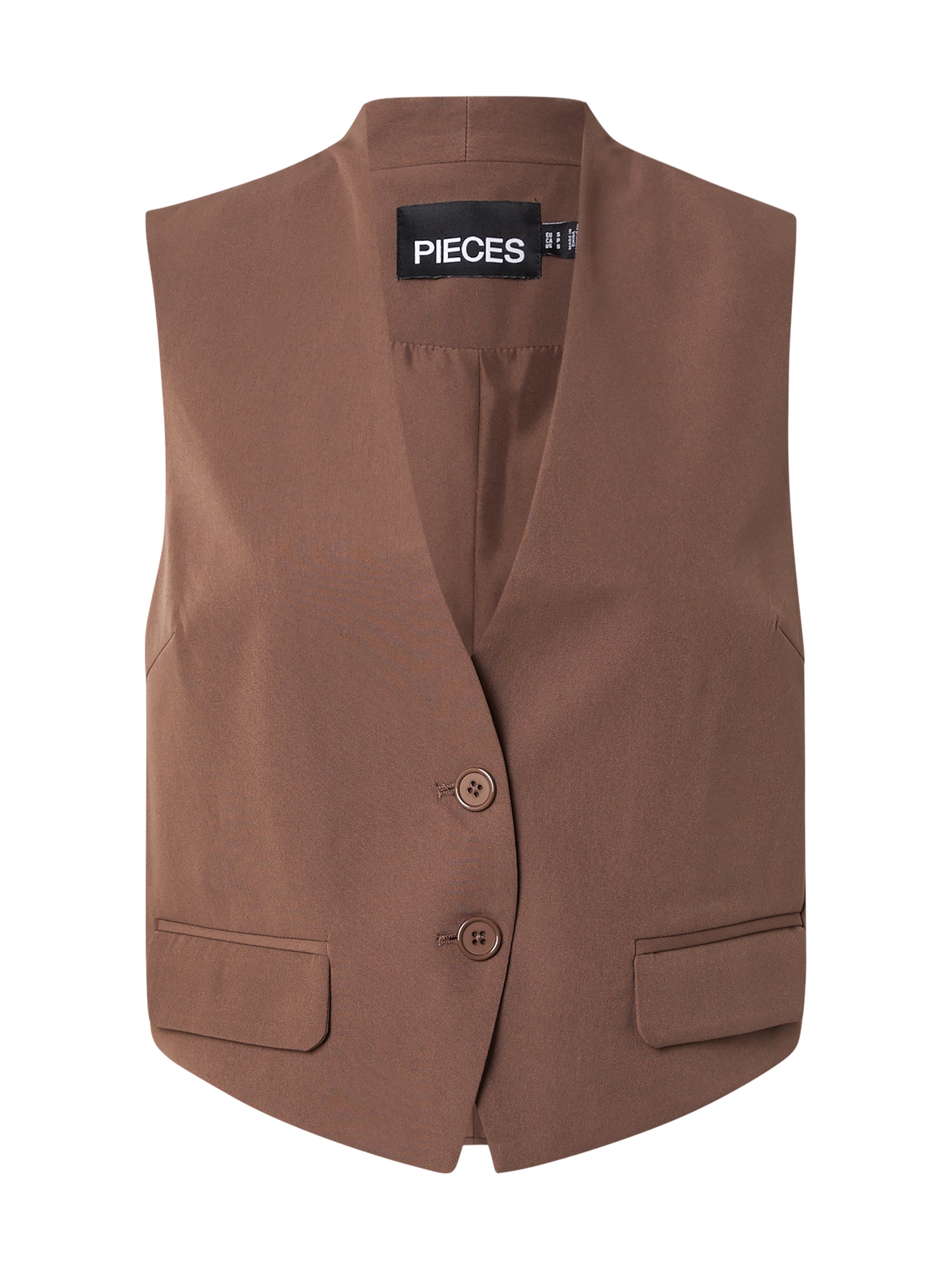 PIECES Vestă de costum PCNimora  ciocolatiu