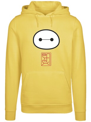 F4NT4STIC Sweatshirt ‘Big Hero 6 Baymax’ Geel / Vuurrood / Zwart / Wit