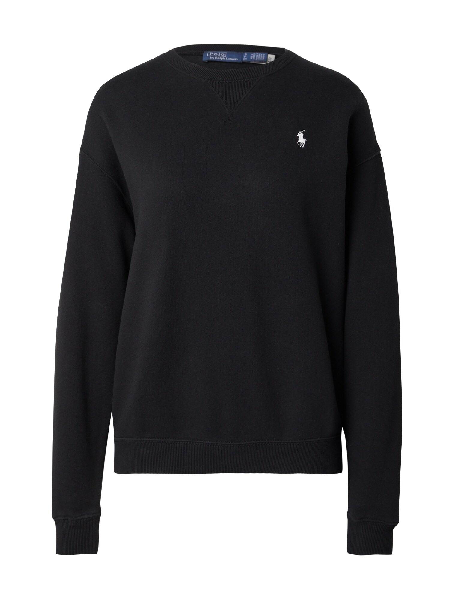 Polo Ralph Lauren Bluză de molton  negru / alb