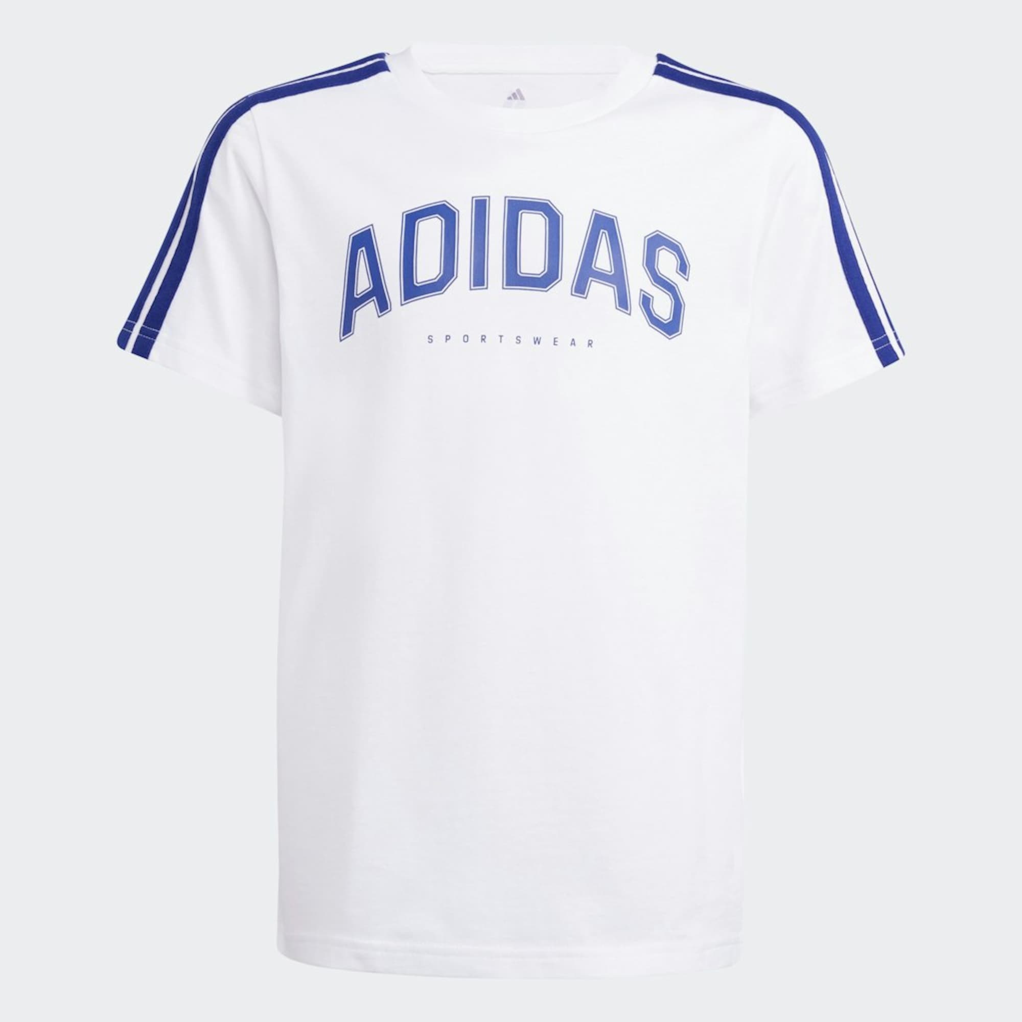 ADIDAS SPORTSWEAR Funkčné tričko 'COLLEG' tmavomodrá / biela