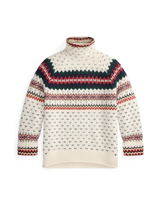 Polo Ralph Lauren Jersey  navy / verde oscuro / rojo / blanco lana