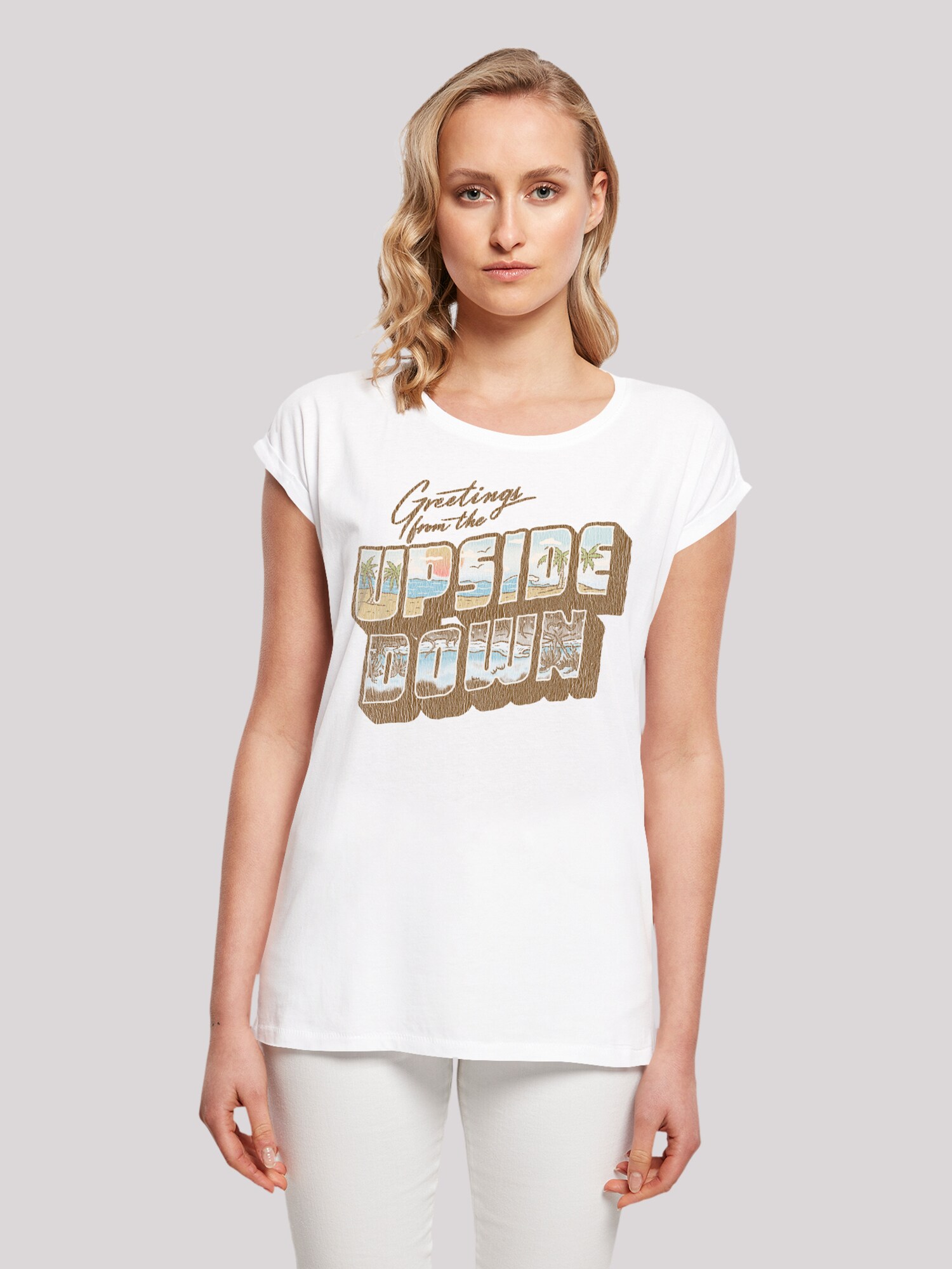 Thumbnail - F4NT4STIC T-Shirt Stranger Things Greetings From Upside Down Netflix TV Series